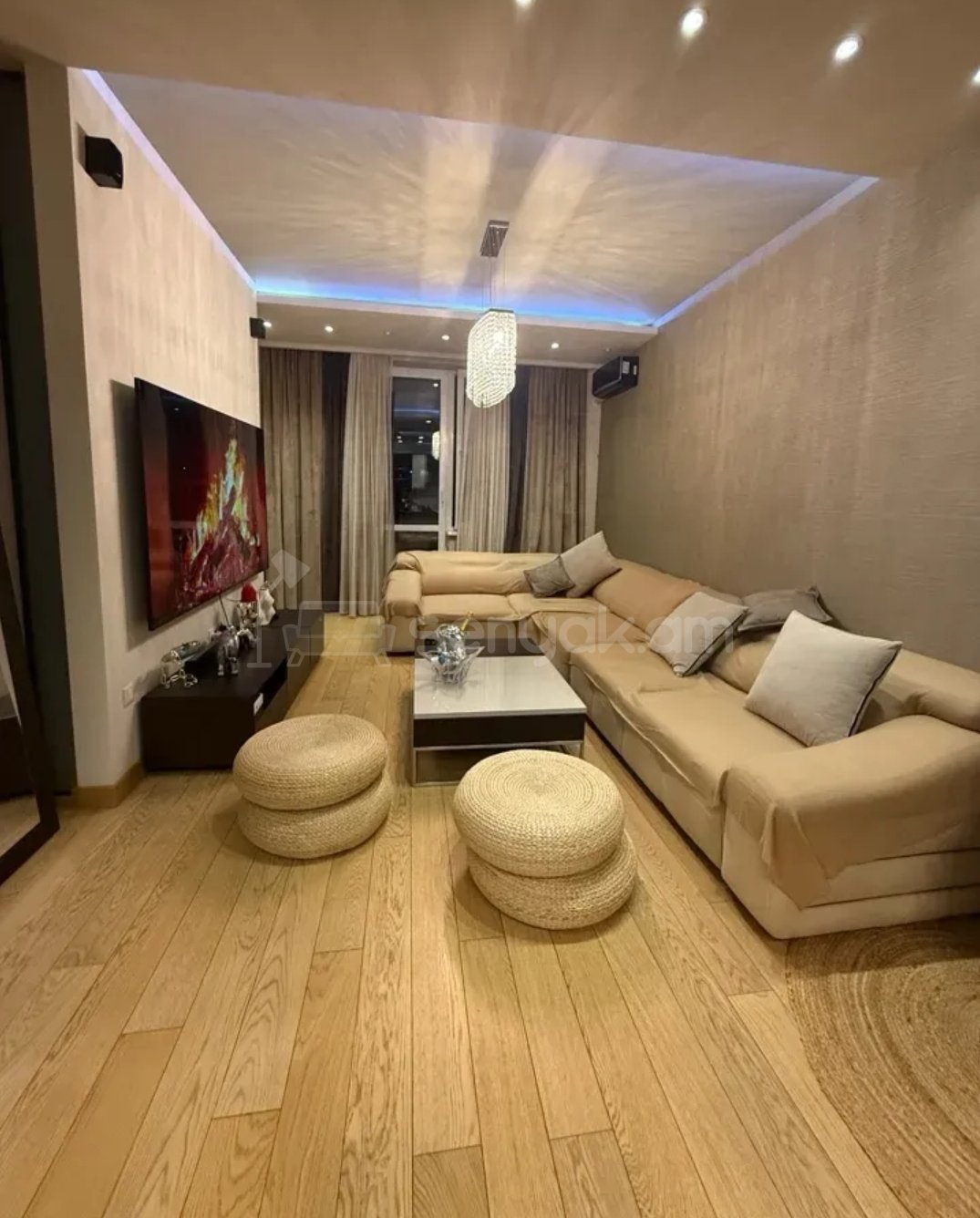 2 Սենյականոց Բնակարան Նորակառույցում, 76քմ, 12/16 հարկ, Դիզայներական Վերանորոգված