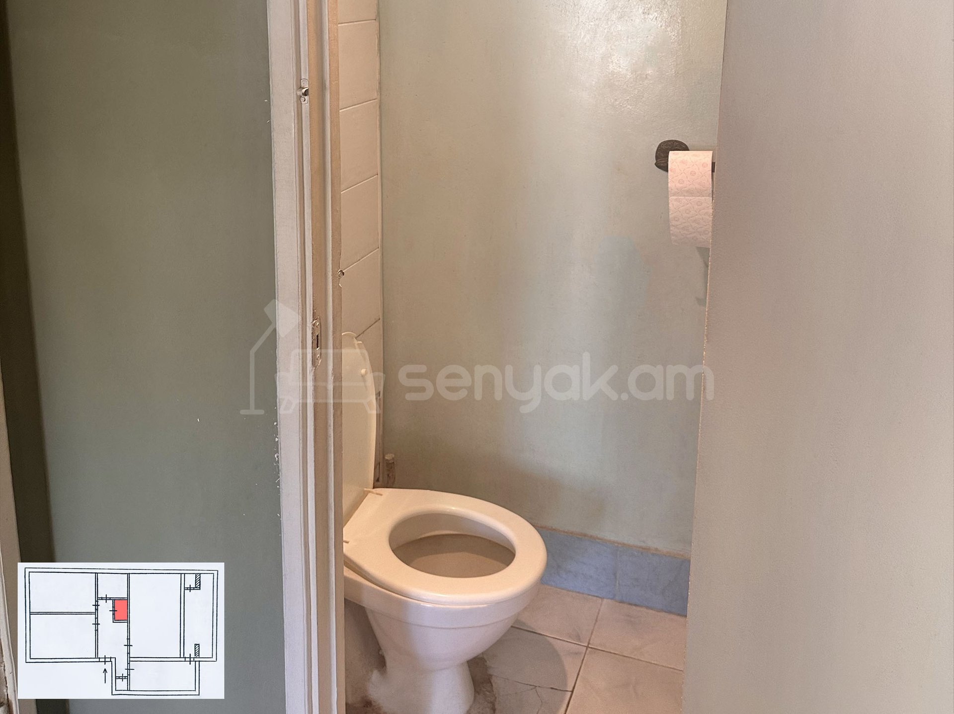 3 Սենյականոց Բնակարան, 74քմ, 1/9 հարկ, Պետական Վիճակում