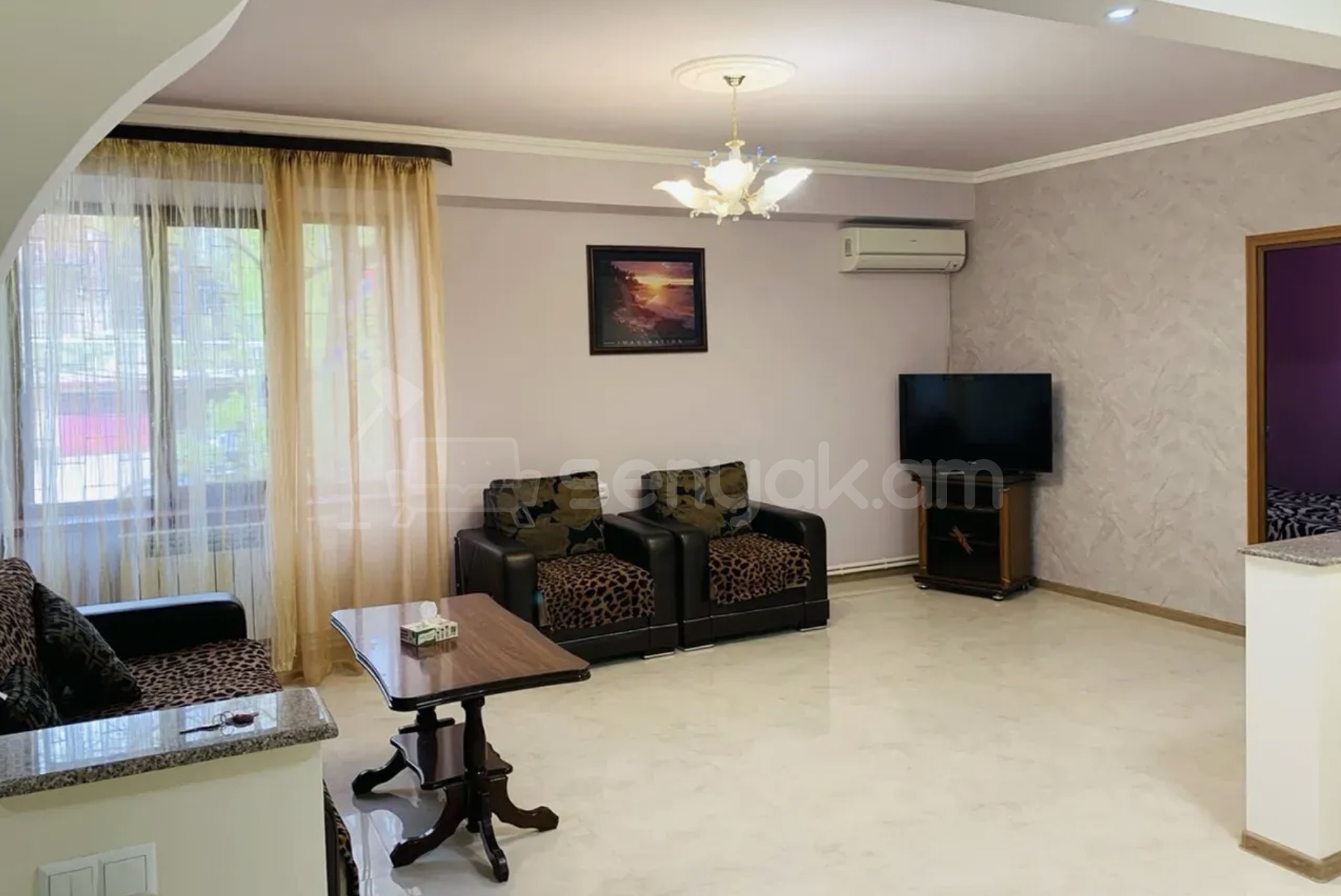 3 Սենյականոց Բնակարան Քարե Շենքում, 78քմ, 2/9 հարկ, Կապիտալ Վերանորոգված, Կահավորված