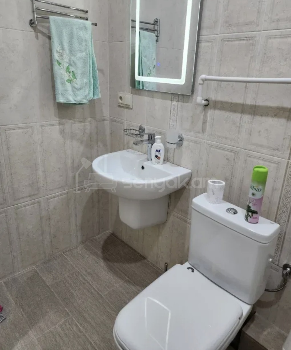 2 Սենյականոց Բնակարան Նորակառույցում, 55քմ, 8/18 հարկ, Կապիտալ Վերանորոգված, Կահավորված