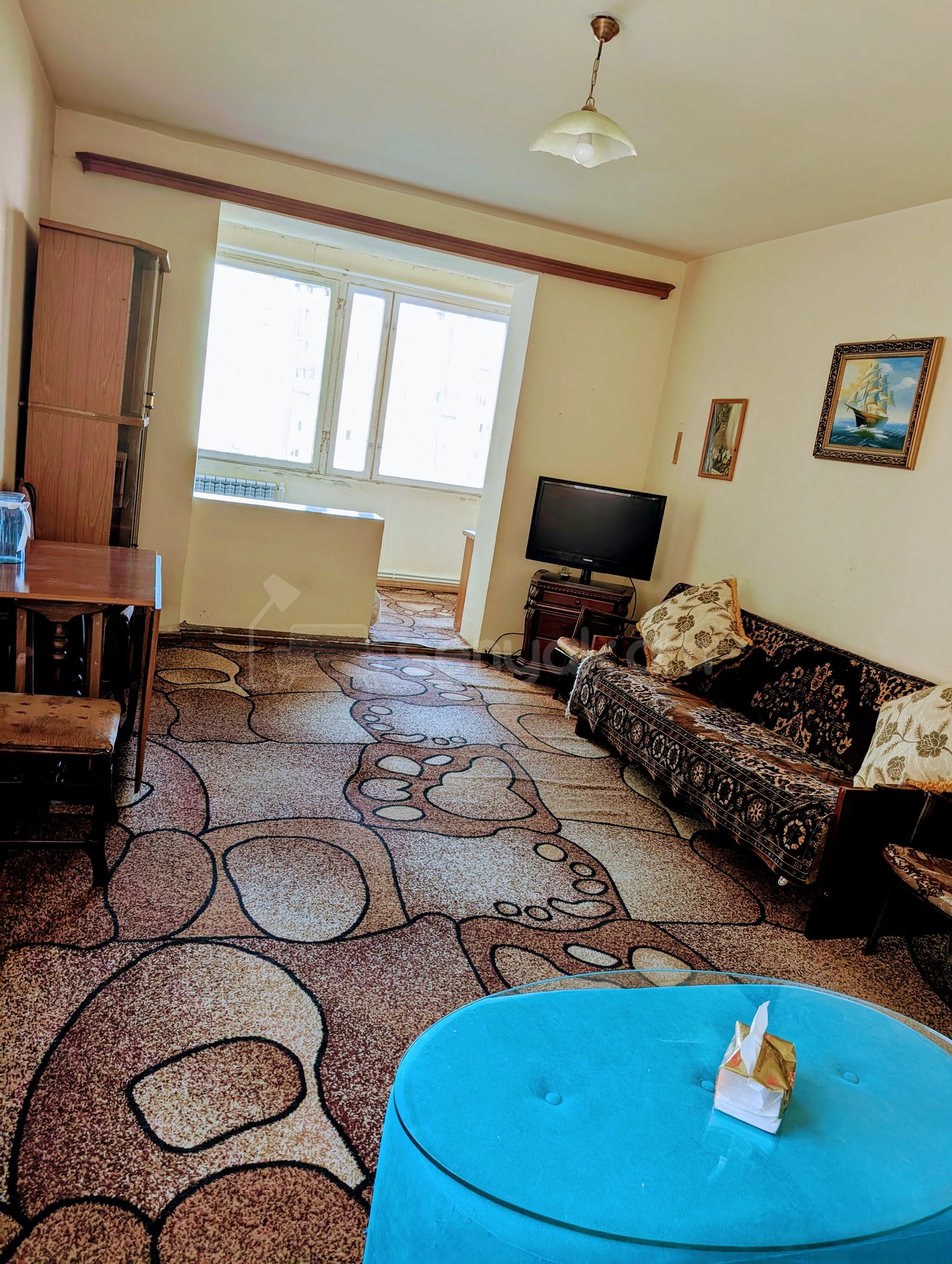 1 Սենյականոց Բնակարան, 54քմ, 4/9 հարկ, Նորմալ Վիճակում, Կահավորված, Արևկող