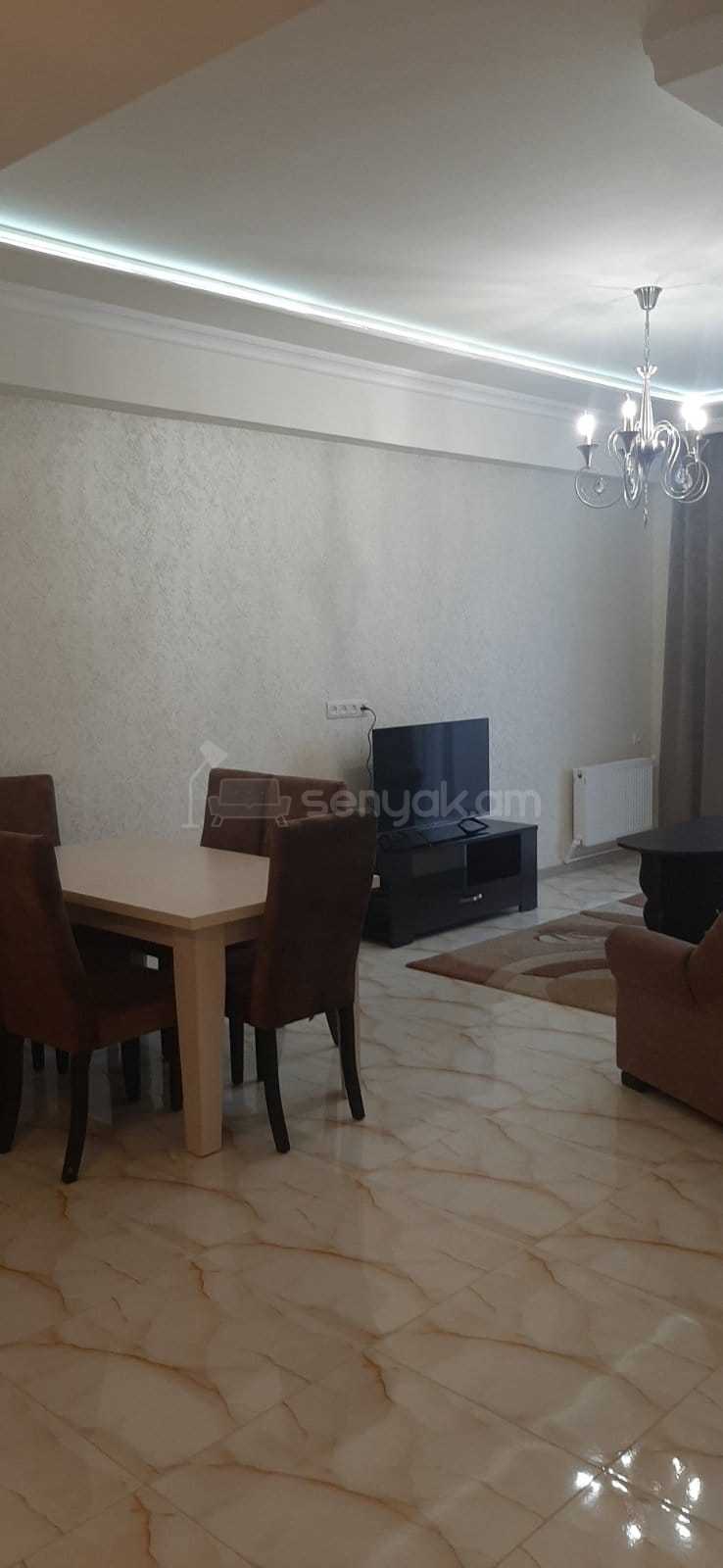 2 Սենյականոց Բնակարան Նորակառույց Քարե Շենքում, 65քմ, 5/15 հարկ, Կապիտալ Վերանորոգված, Կահավորված