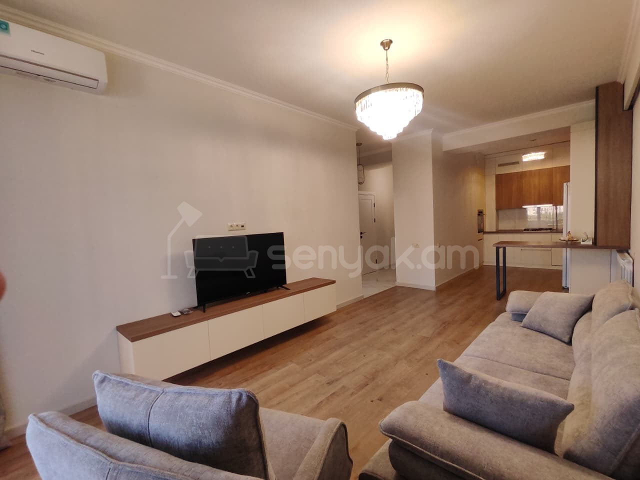 2 Սենյականոց Բնակարան Նորակառույցում, 70քմ, 7/18 հարկ, Դիզայներական Վերանորոգված, Կահավորված, Արևկող