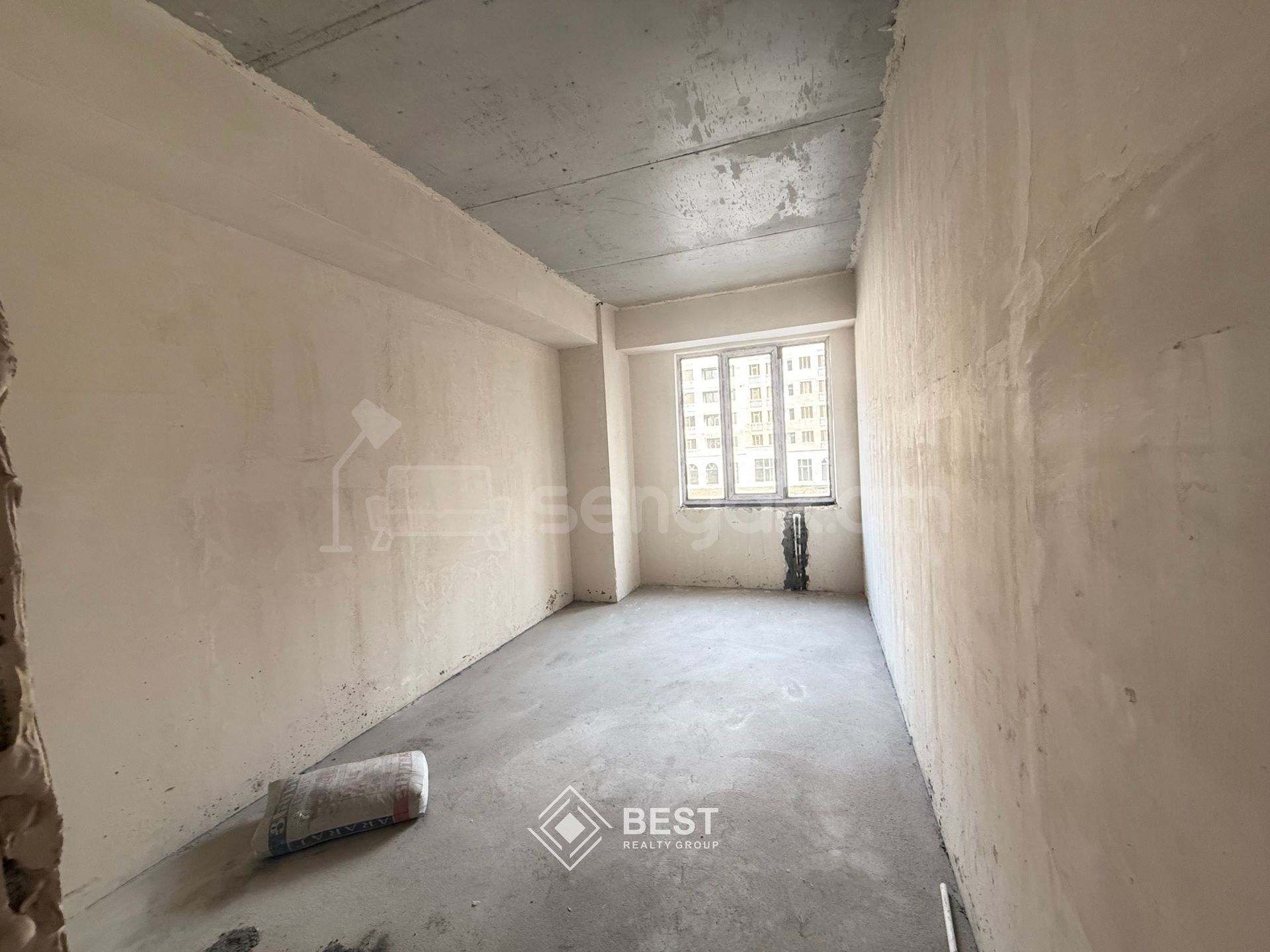 3 Սենյականոց Բնակարան Նորակառույցում, 105քմ, 2/9 հարկ, Զրոյական Վիճակում