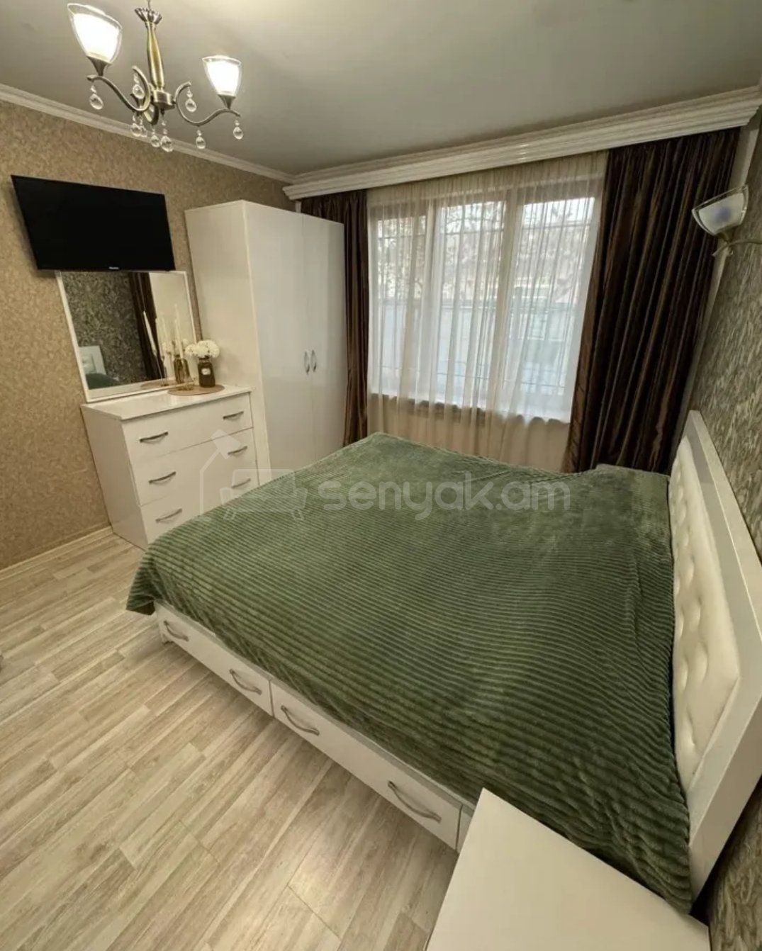 3 Սենյականոց Բնակարան, 77քմ, 1/4 հարկ, Դիզայներական Վերանորոգված