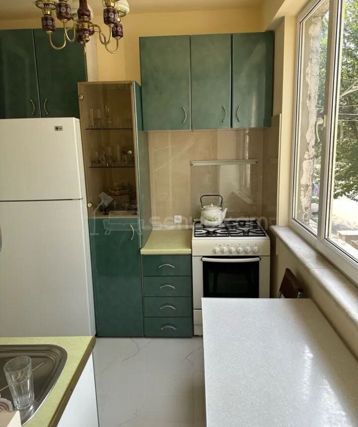 1 Սենյականոց Բնակարան Քարե Շենքում, 46քմ, 2/6 հարկ, Կապիտալ Վերանորոգված