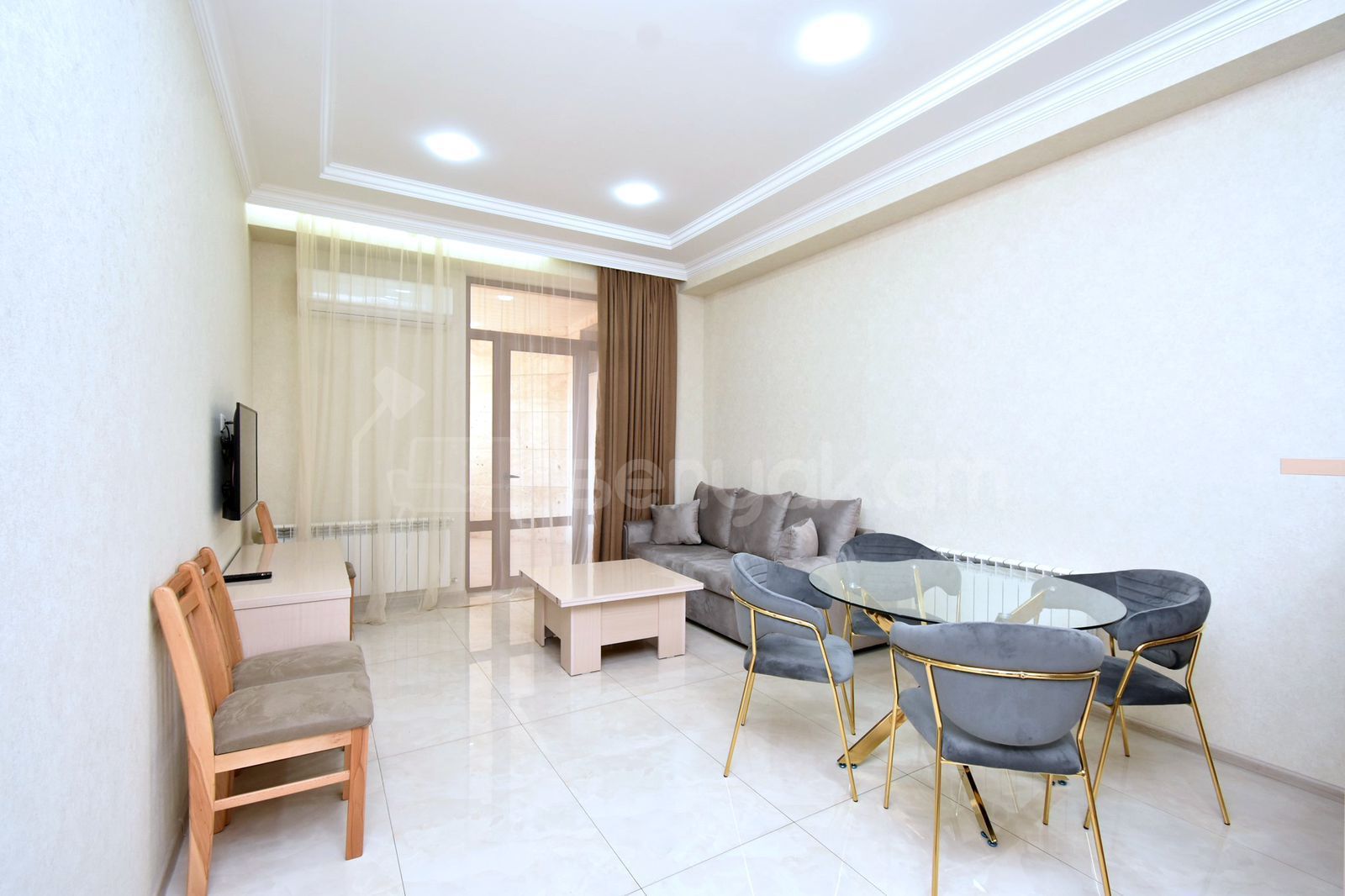 2 Սենյականոց Բնակարան Նորակառույցում, 45քմ, 5/15 հարկ, Դիզայներական Վերանորոգված