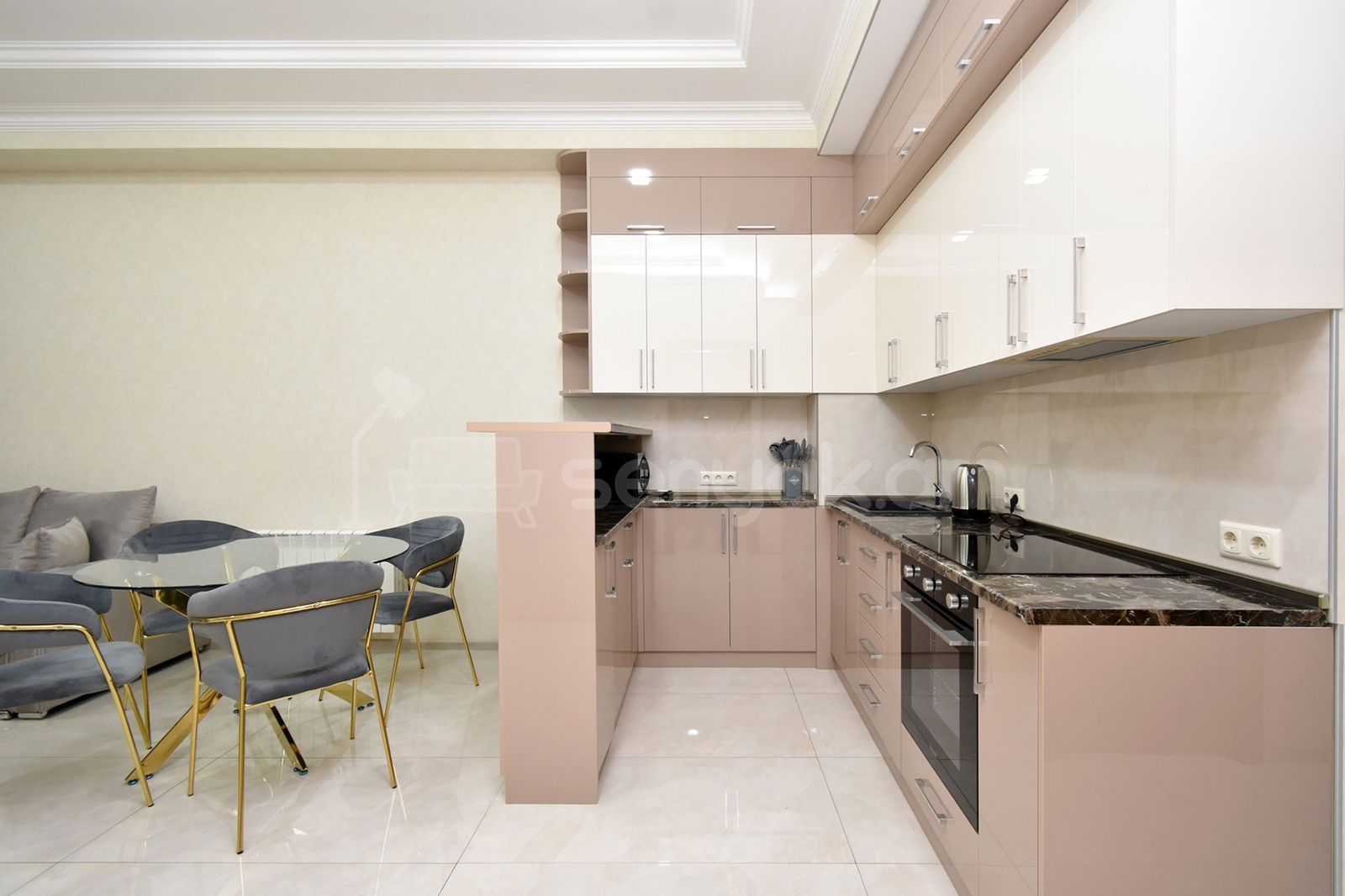 2 Սենյականոց Բնակարան Նորակառույցում, 45քմ, 5/15 հարկ, Դիզայներական Վերանորոգված