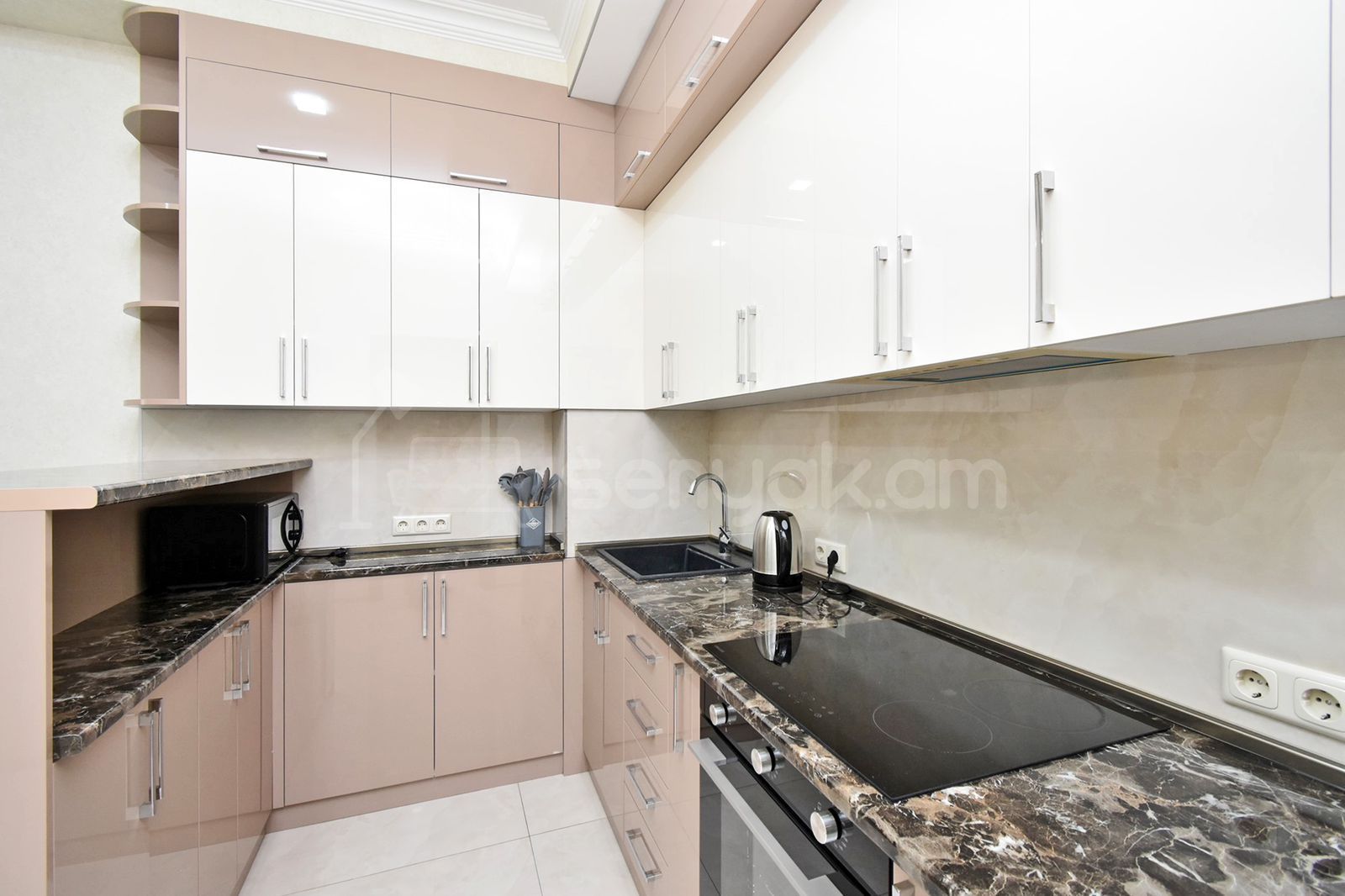 2 Սենյականոց Բնակարան Նորակառույցում, 45քմ, 5/15 հարկ, Դիզայներական Վերանորոգված