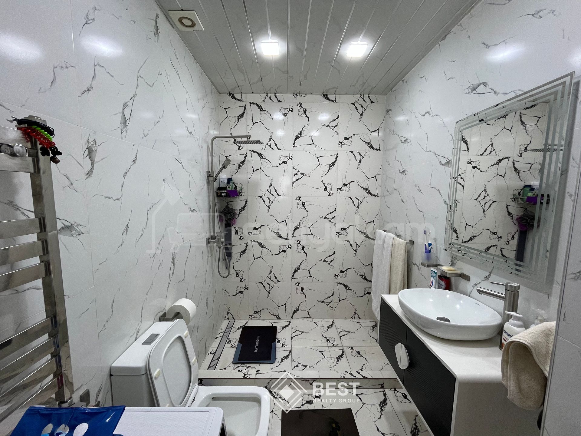 3 Սենյականոց Բնակարան Նորակառույցում, 80քմ, 7/15 հարկ, Դիզայներական Վերանորոգված