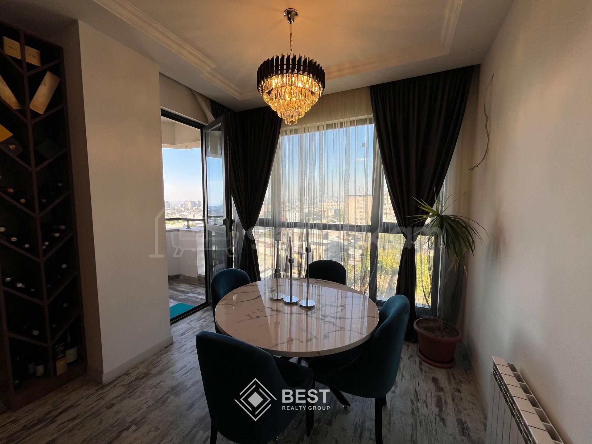 3 Սենյականոց Բնակարան Նորակառույցում, 80քմ, 7/15 հարկ, Դիզայներական Վերանորոգված