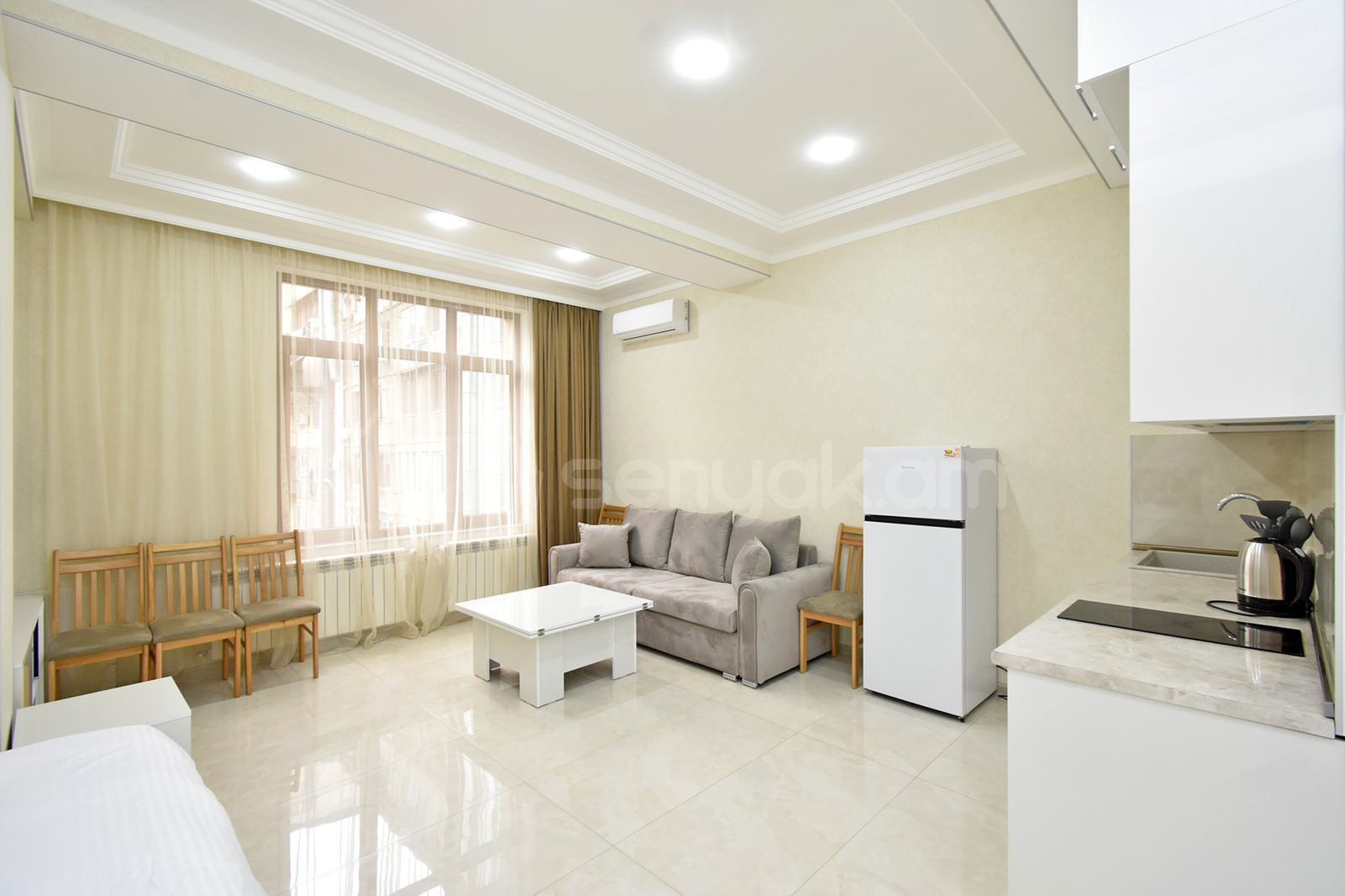 2 Սենյականոց Բնակարան Նորակառույցում, 50քմ, 4/16 հարկ, Դիզայներական Վերանորոգված