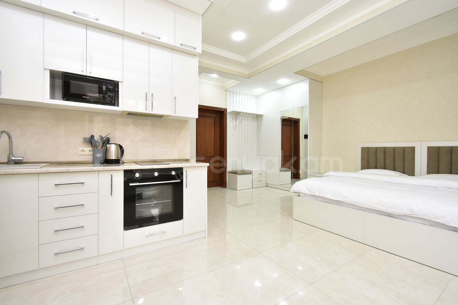 2 Սենյականոց Բնակարան Նորակառույցում, 50քմ, 4/16 հարկ, Դիզայներական Վերանորոգված