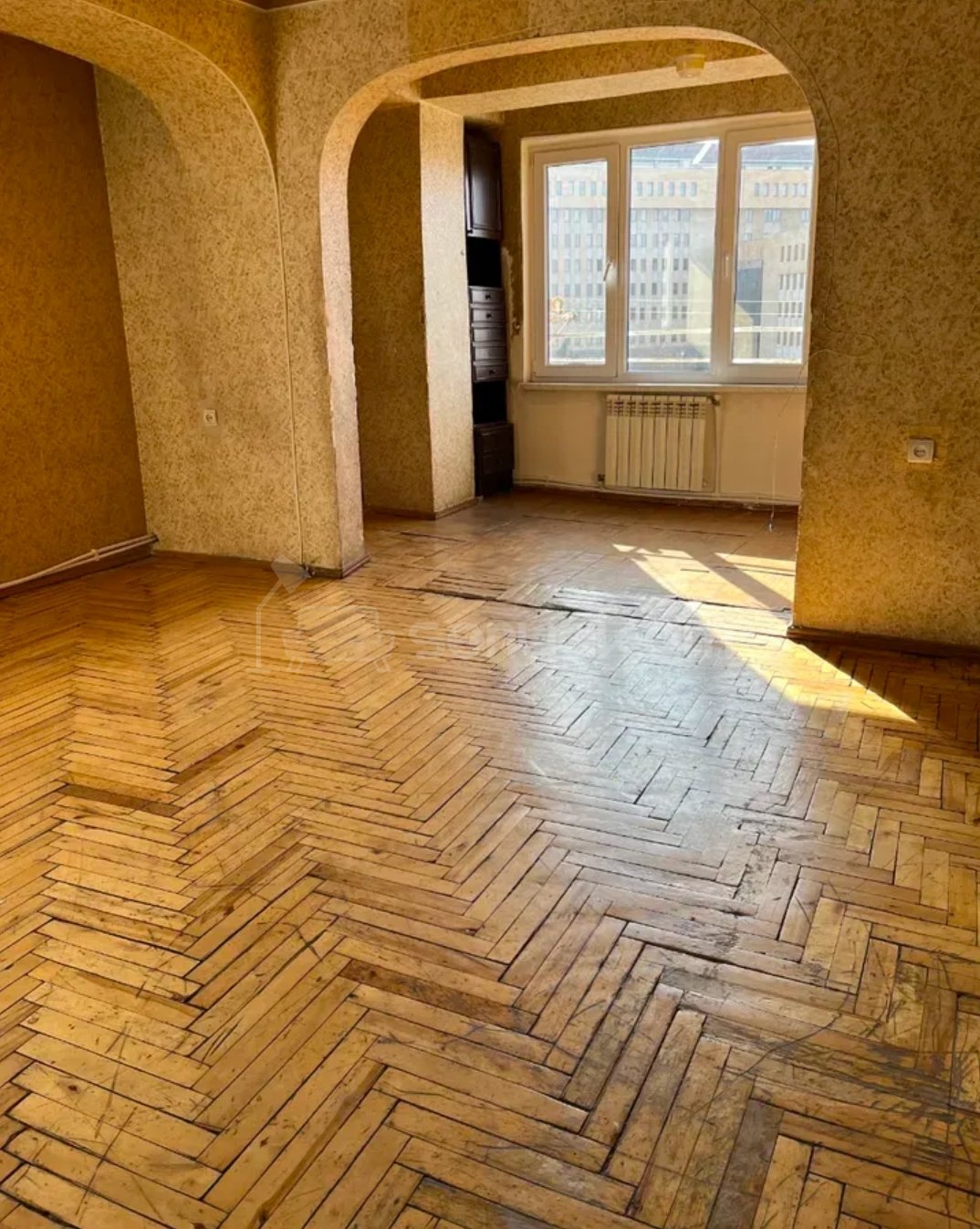 3 Սենյականոց Բնակարան, 82քմ, 9/14 հարկ, Պետական Վիճակում