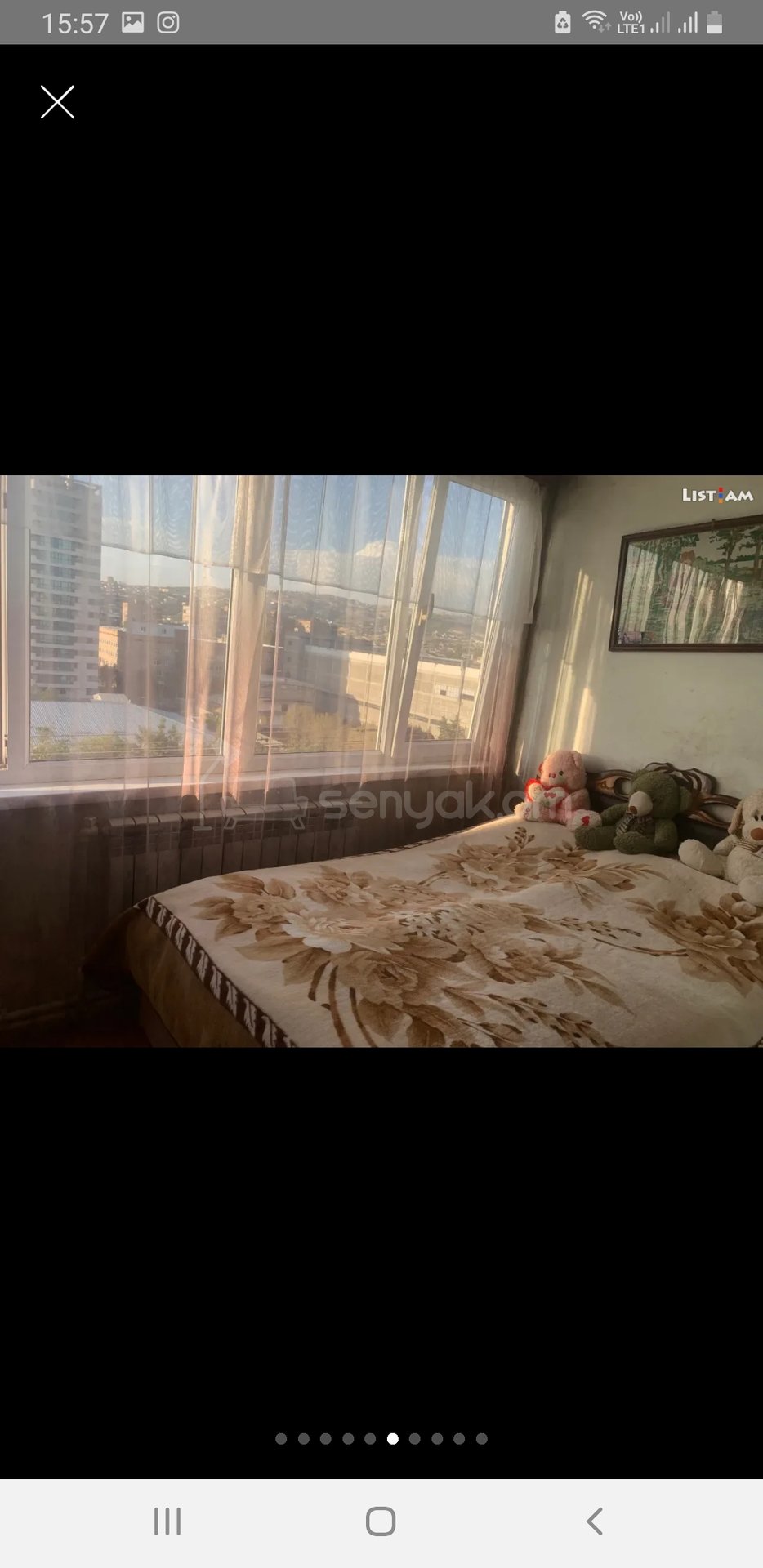 2 Սենյականոց Բնակարան, 44քմ, 9/9 հարկ, Կոսմետիկ Վերանորոգված