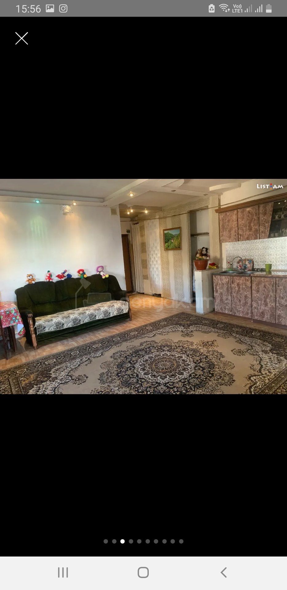 2 Սենյականոց Բնակարան, 44քմ, 9/9 հարկ, Կոսմետիկ Վերանորոգված