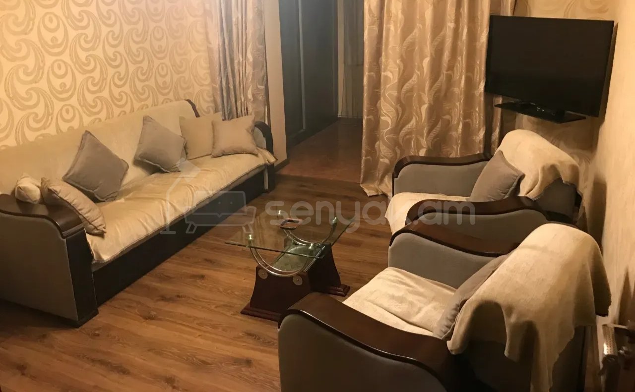 1 Սենյականոց Բնակարան Քարե Շենքում, 52քմ, 4/5 հարկ, Կապիտալ Վերանորոգված, Կահավորված