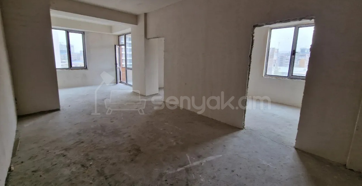 3 Սենյականոց Բնակարան Նորակառույցում, 80քմ, 8/15 հարկ, Զրոյական Վիճակում