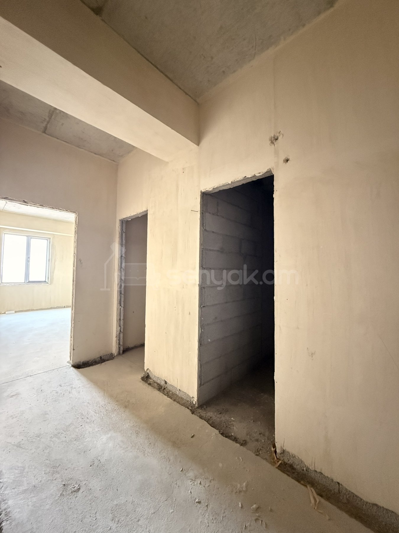 2 Սենյականոց Բնակարան Նորակառույցում, 61քմ, 13/19 հարկ, Զրոյական Վիճակում