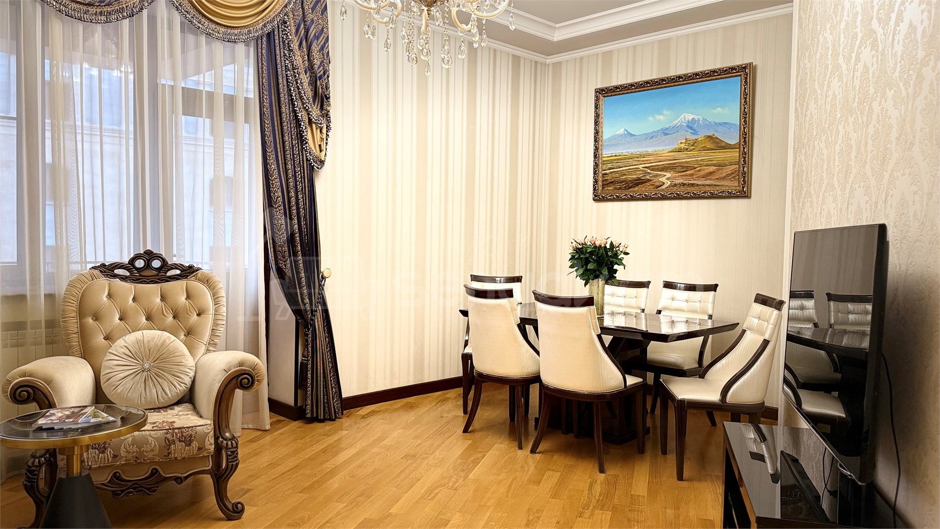 3 Սենյականոց Բնակարան Նորակառույցում, 97քմ, 4/13 հարկ, Կապիտալ Վերանորոգված