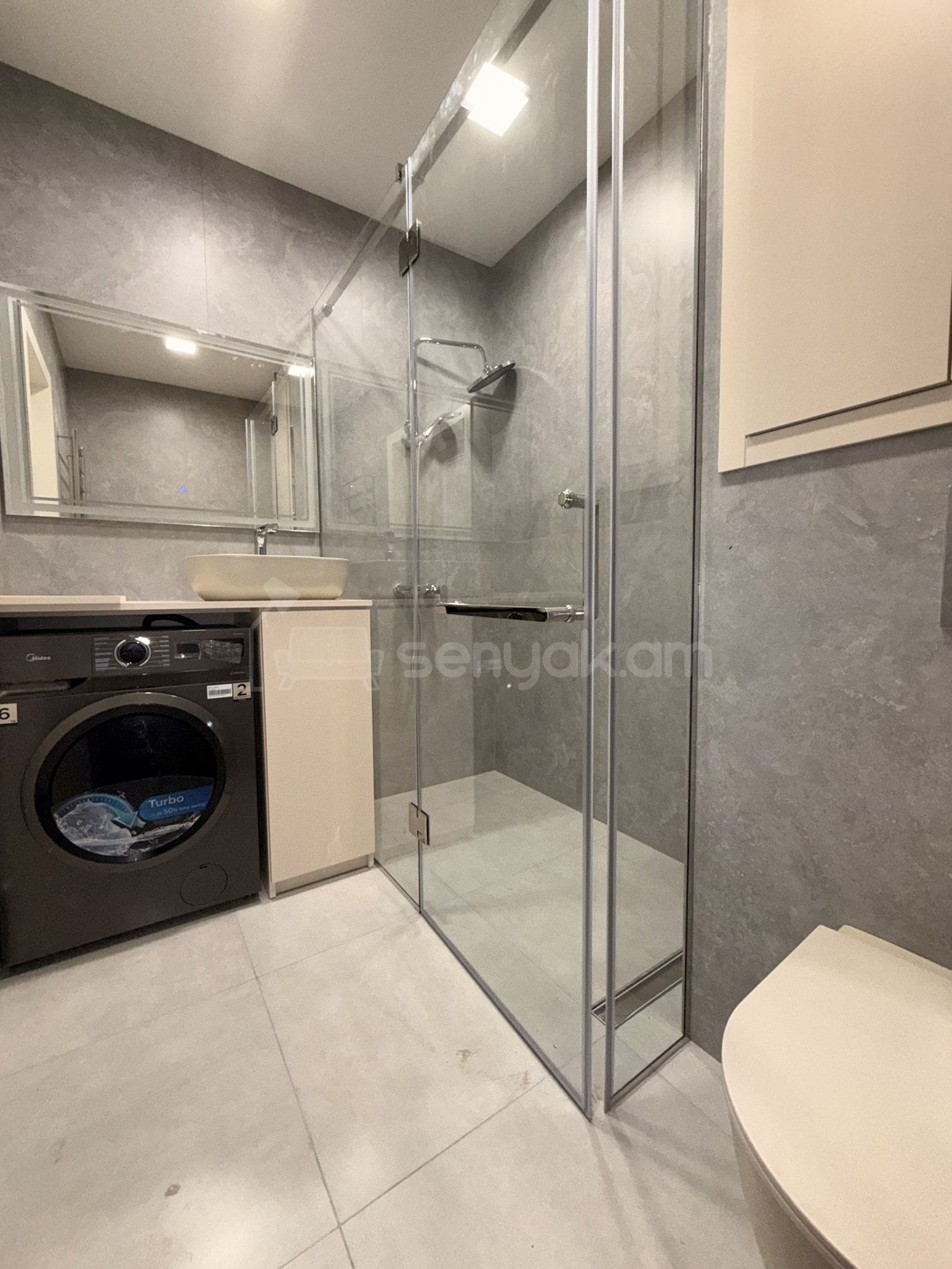 2 Սենյականոց Բնակարան Նորակառույցում, 51քմ, 2/3 հարկ, Դիզայներական Վերանորոգված