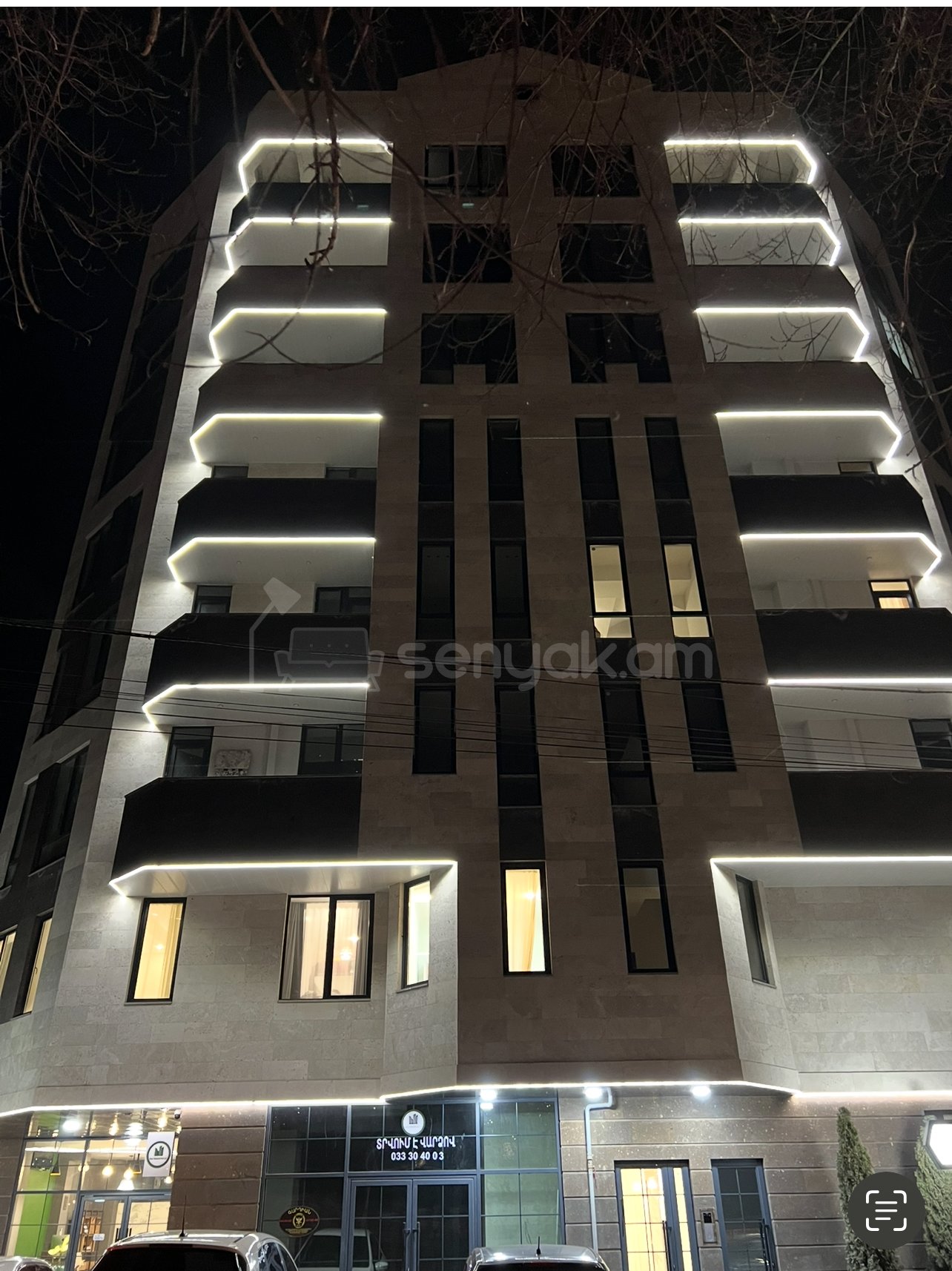 3 Սենյականոց Բնակարան Նորակառույցում, 63քմ, 3/8 հարկ, Դիզայներական Վերանորոգված