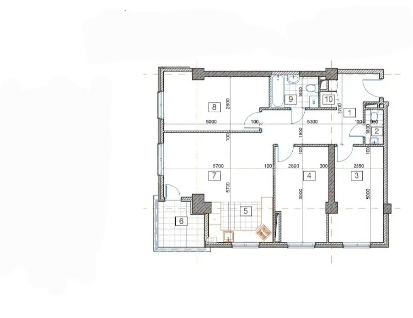 4 Սենյականոց Բնակարան Նորակառույցում, 91քմ, 11/18 հարկ, Զրոյական Վիճակում