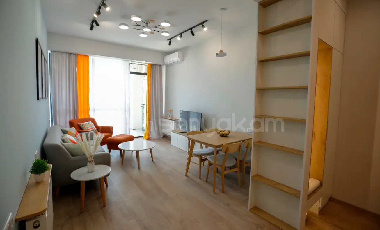 2 Սենյականոց Բնակարան Նորակառույցում, 62քմ, 6/16 հարկ, Դիզայներական Վերանորոգված, Կահավորված, Արևկող