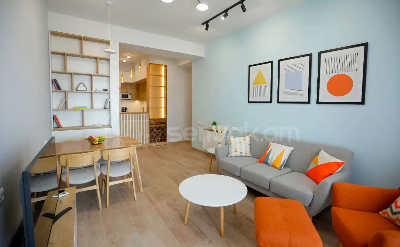 2 Սենյականոց Բնակարան Նորակառույցում, 62քմ, 6/16 հարկ, Դիզայներական Վերանորոգված, Կահավորված, Արևկող