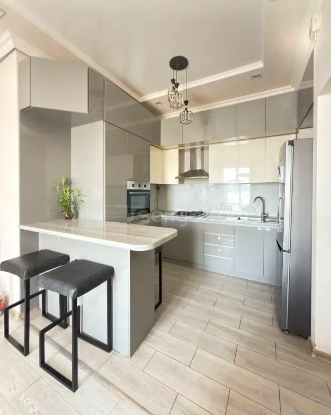 3 Սենյականոց Բնակարան Նորակառույցում, 75քմ, 7/8 հարկ, Դիզայներական Վերանորոգված, Կահավորված