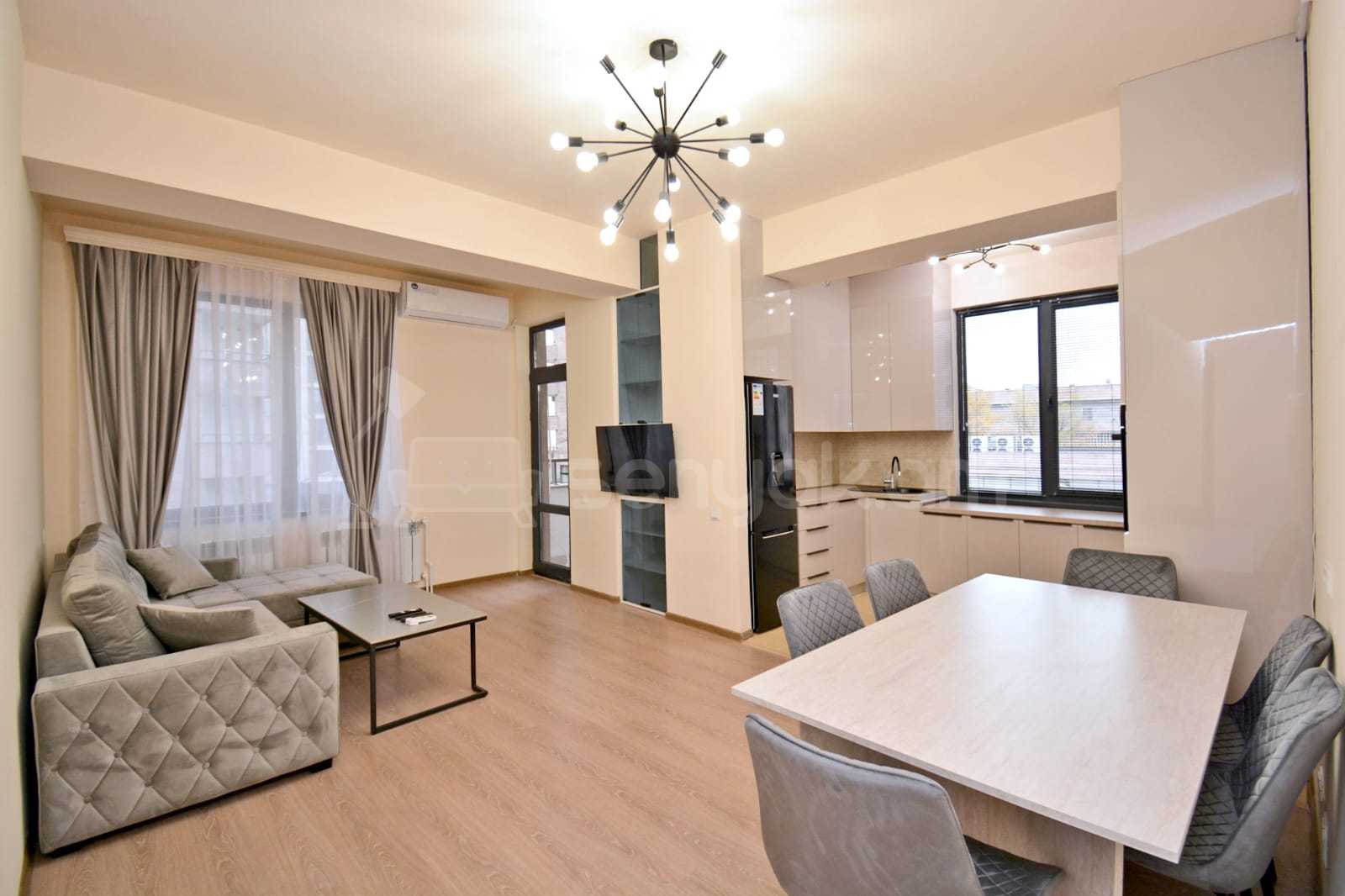 3 Սենյականոց Բնակարան Նորակառույցում, 82քմ, 3/14 հարկ, Դիզայներական Վերանորոգված, Կահավորված, Արևկող