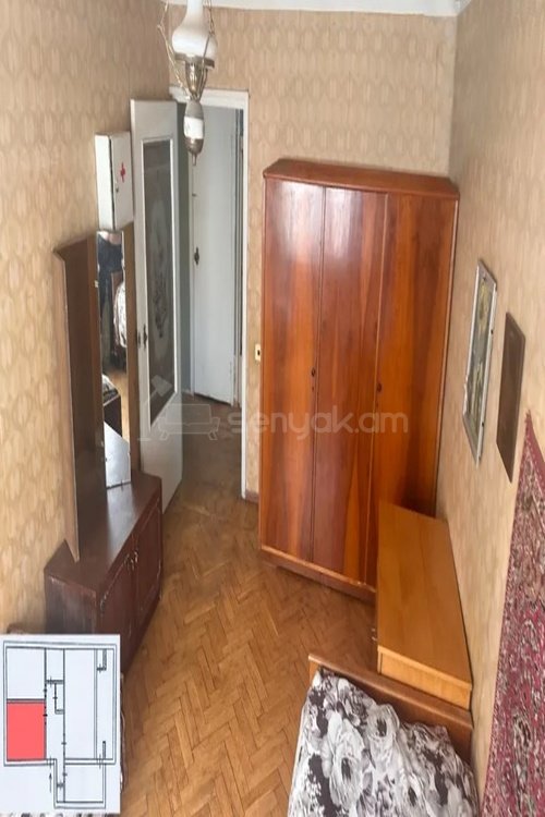 3 Սենյականոց Բնակարան, 75քմ, 1/9 հարկ, Կոսմետիկ Վերանորոգված