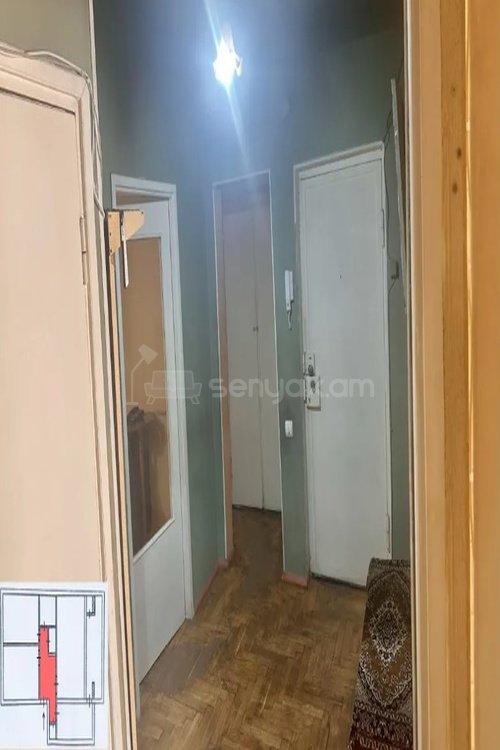 3 Սենյականոց Բնակարան, 75քմ, 1/9 հարկ, Կոսմետիկ Վերանորոգված