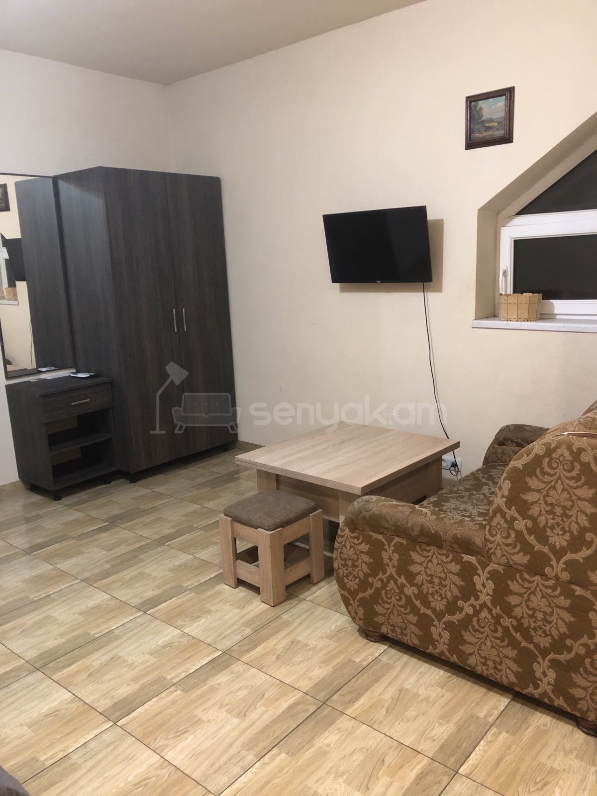 1 Սենյականոց Բնակարան Նորակառույցում, 30քմ, 2/3 հարկ, Կապիտալ Վերանորոգված