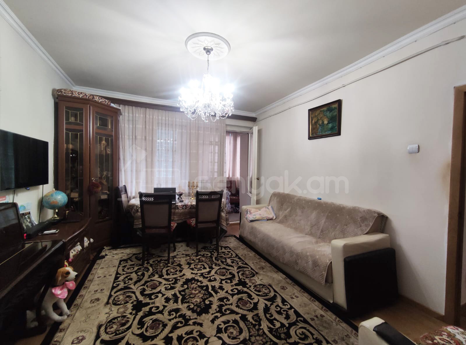 2 Սենյականոց Բնակարան Քարե Շենքում, 48քմ, 1/5 հարկ, Կապիտալ Վերանորոգված