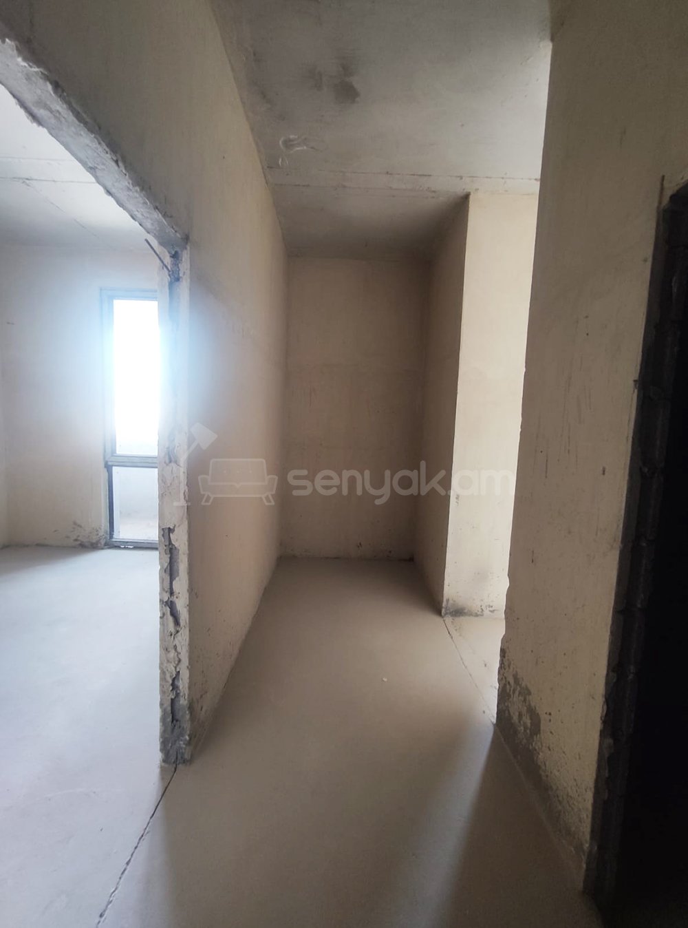 2 Սենյականոց Բնակարան Նորակառույցում, 47քմ, 5/5 հարկ, Զրոյական Վիճակում