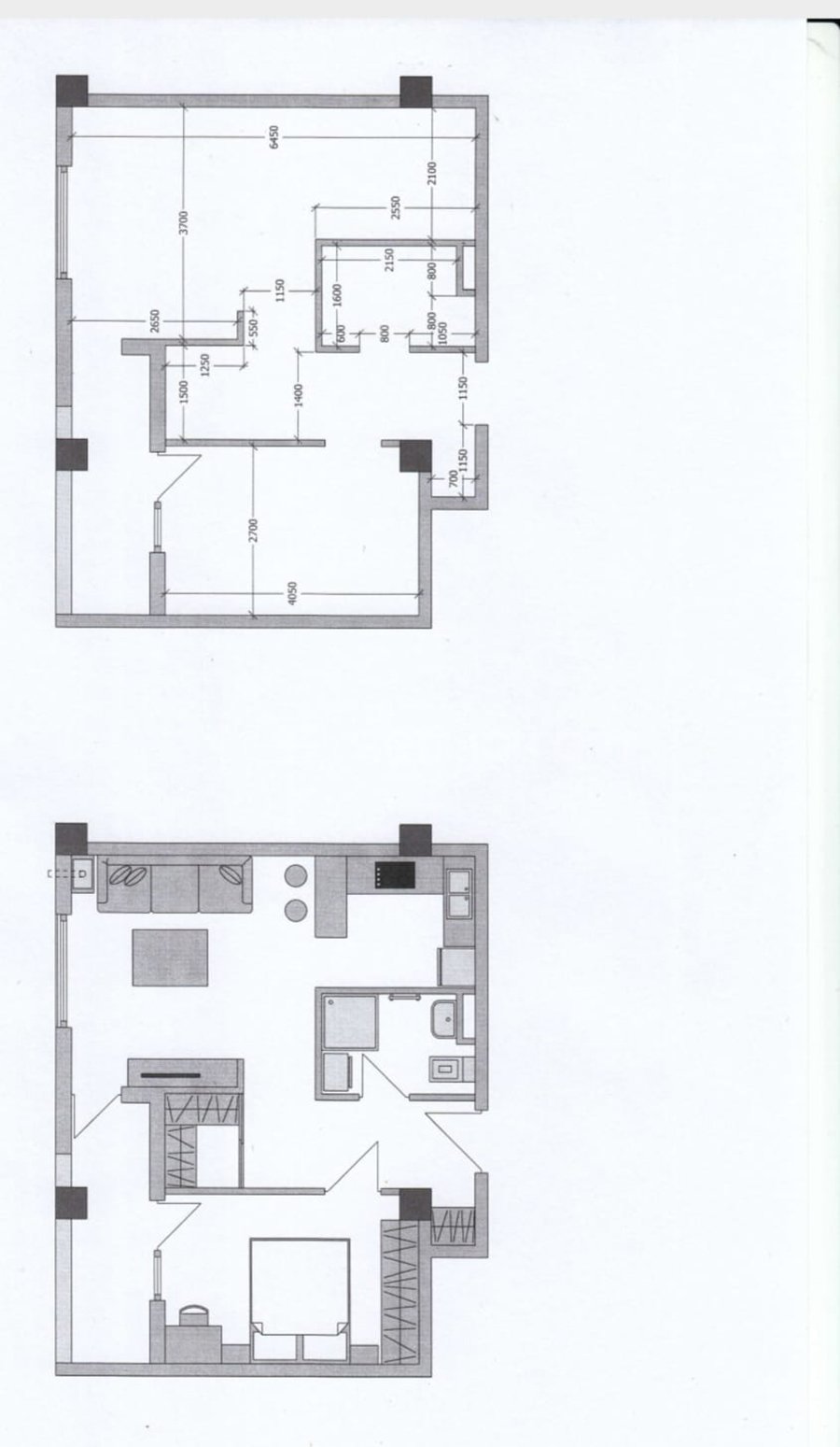 2 Սենյականոց Բնակարան Նորակառույցում, 47քմ, 5/5 հարկ, Զրոյական Վիճակում