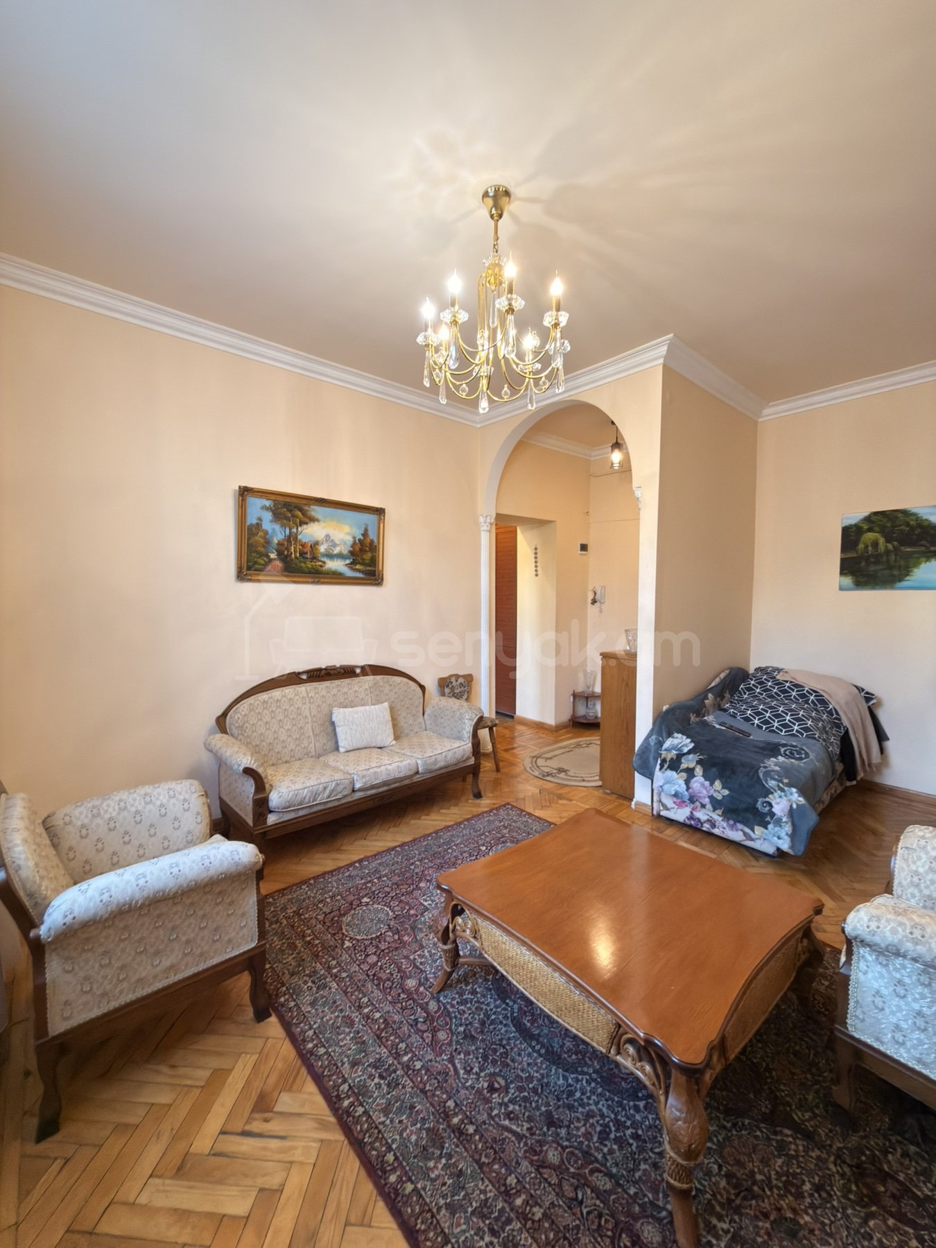 1 Սենյականոց Բնակարան Քարե Շենքում, 34քմ, 3/4 հարկ, Կապիտալ Վերանորոգված