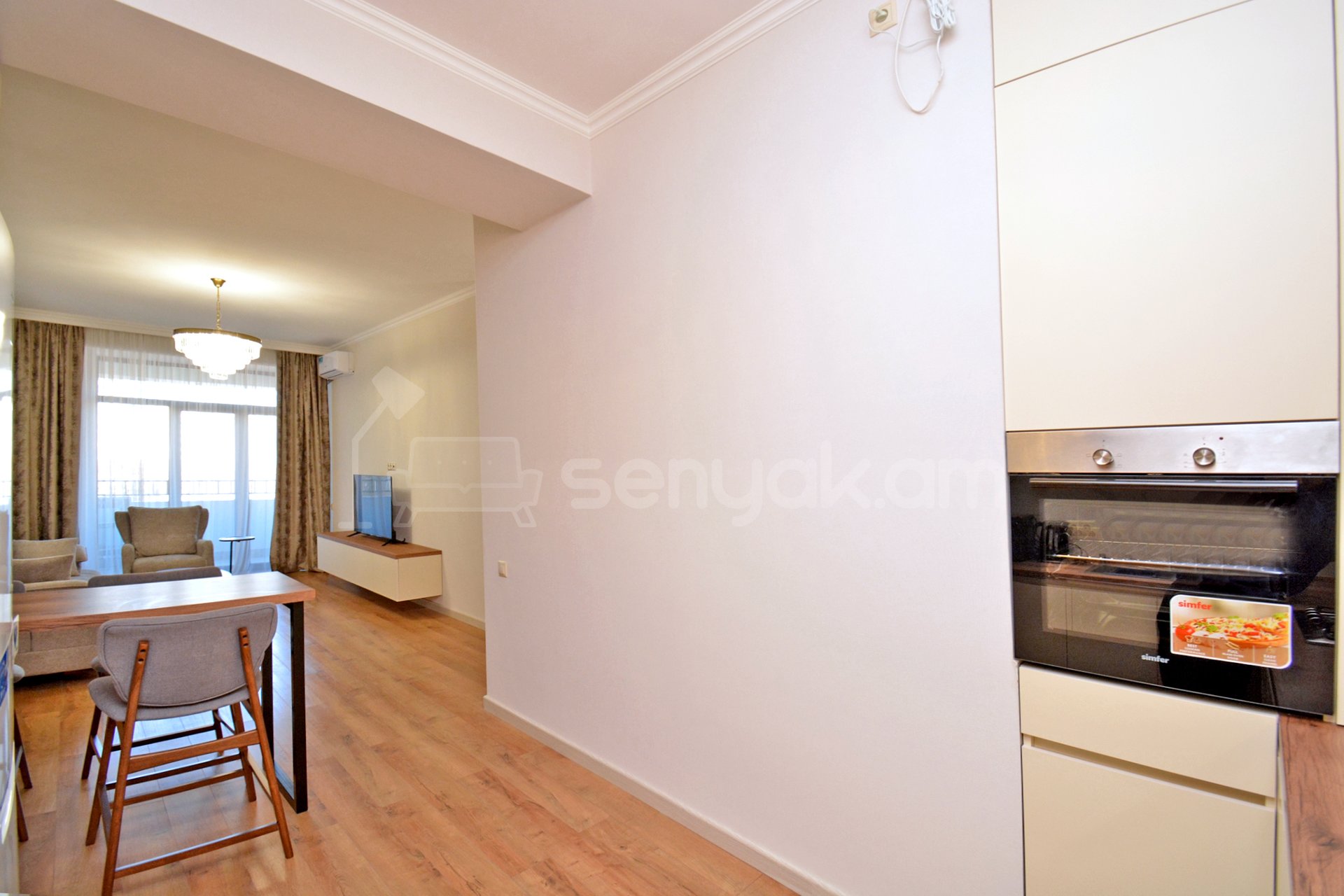 2 Սենյականոց Բնակարան Նորակառույցում, 72քմ, 7/18 հարկ, Դիզայներական Վերանորոգված, Կահավորված