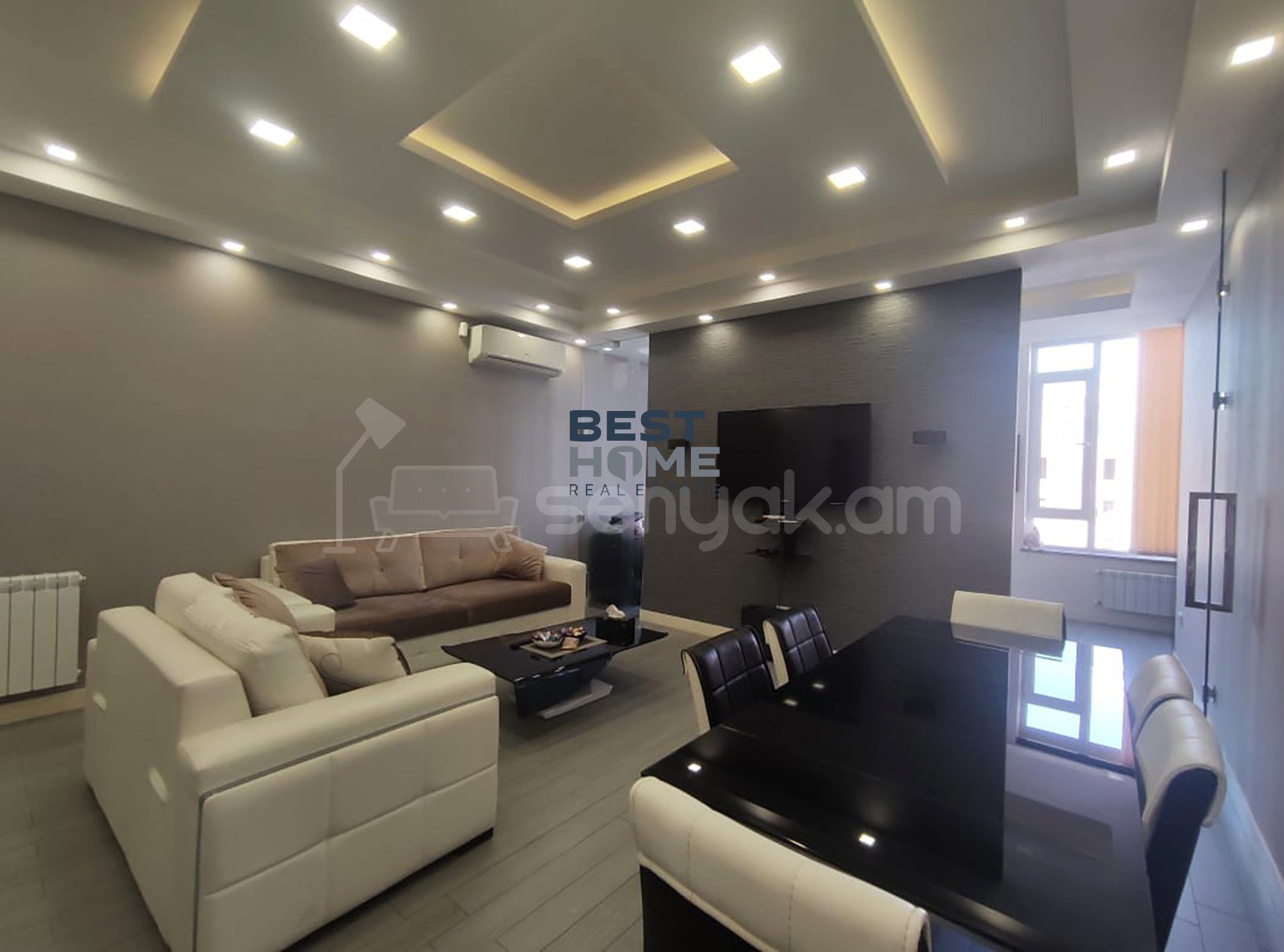 2 Սենյականոց Բնակարան Նորակառույցում, 55քմ, 9/10 հարկ, Դիզայներական Վերանորոգված