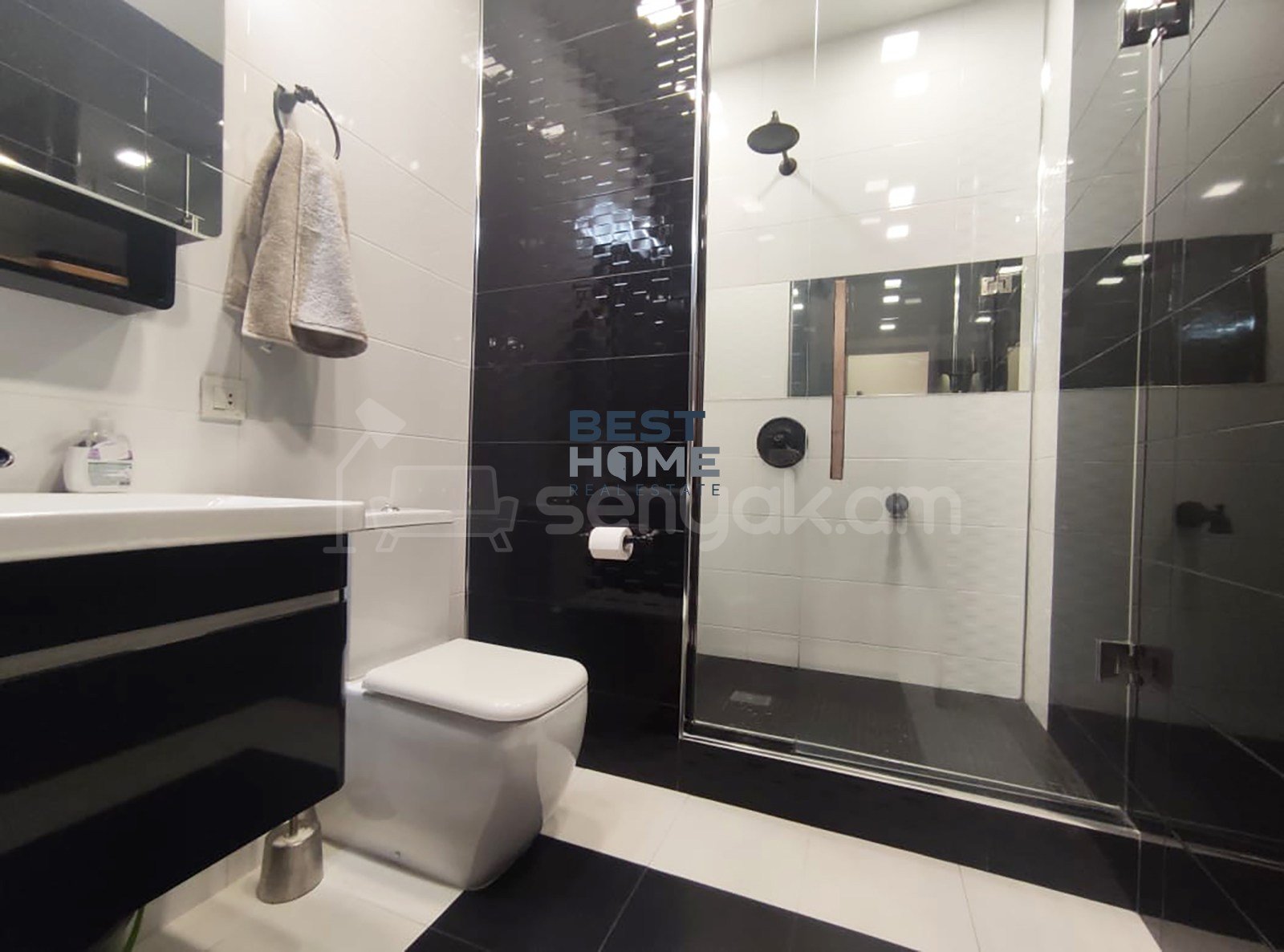 2 Սենյականոց Բնակարան Նորակառույցում, 55քմ, 9/10 հարկ, Դիզայներական Վերանորոգված