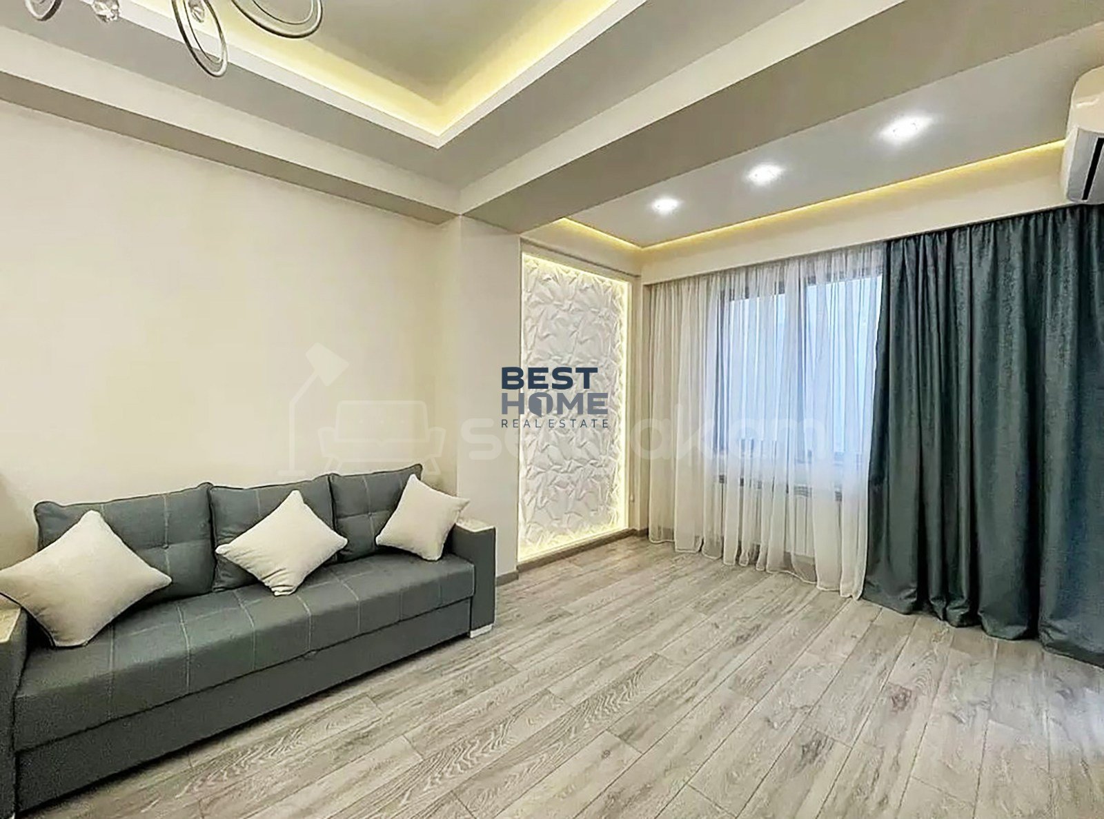 2 Սենյականոց Բնակարան Նորակառույցում, 44քմ, 17/20 հարկ, Դիզայներական Վերանորոգված