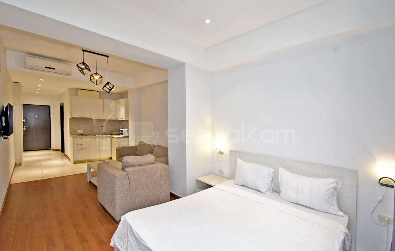 2 Սենյականոց Բնակարան Նորակառույցում, 45քմ, 6/16 հարկ, Դիզայներական Վերանորոգված