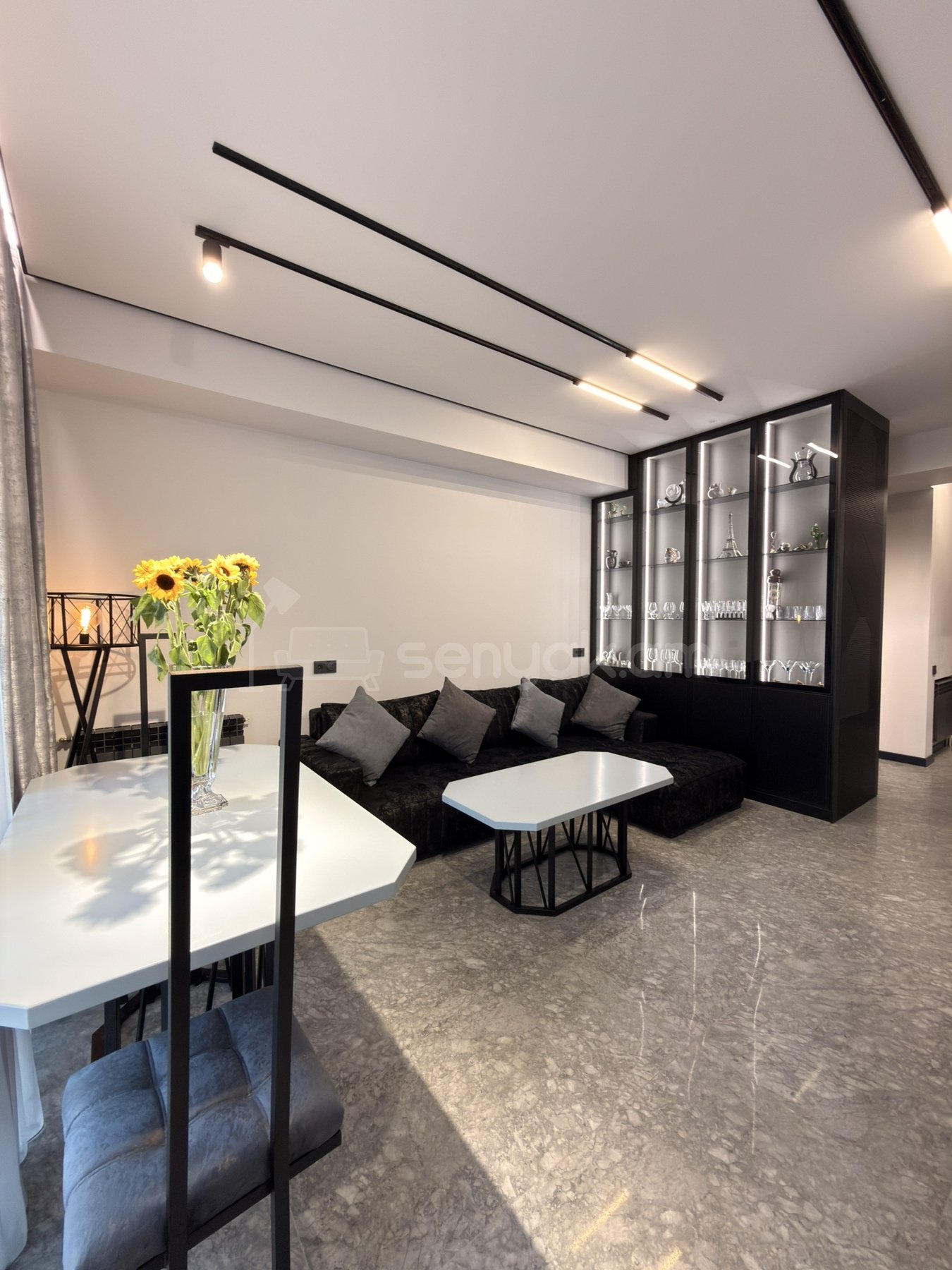 2 Սենյականոց Բնակարան Նորակառույցում, 58քմ, 8/16 հարկ, Դիզայներական Վերանորոգված