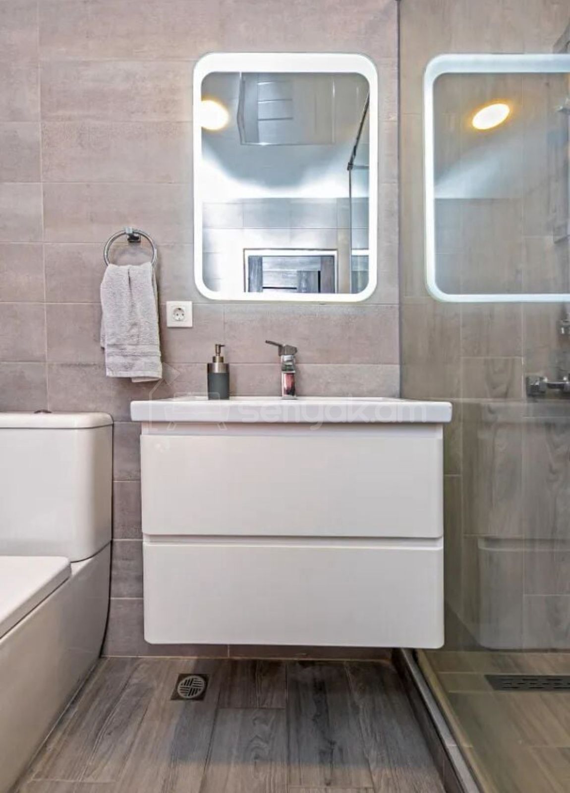 2 Սենյականոց Բնակարան Նորակառույցում, 55քմ, 6/12 հարկ, Կապիտալ Վերանորոգված