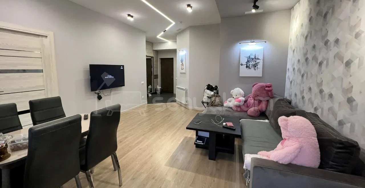 2 Սենյականոց Բնակարան Նորակառույցում, 55քմ, 4/12 հարկ, Կապիտալ Վերանորոգված