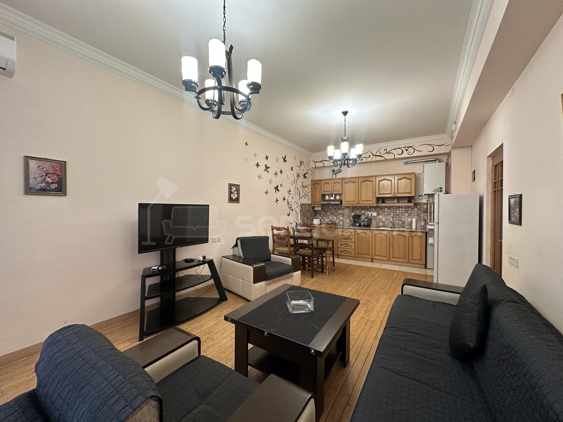 2 Սենյականոց Բնակարան Նորակառույցում, 76քմ, 11/15 հարկ, Դիզայներական Վերանորոգված, Կահավորված