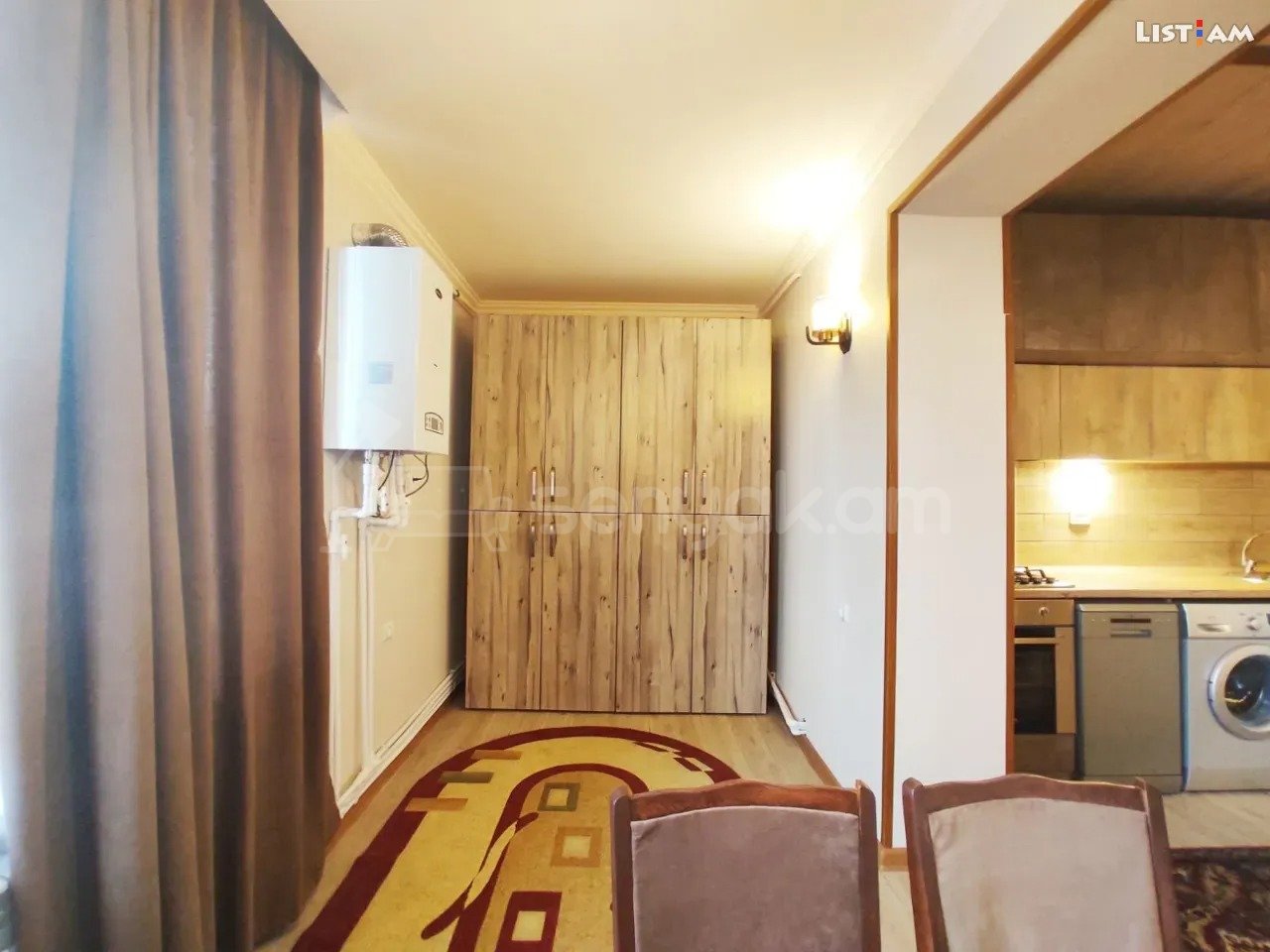 2 Սենյականոց Բնակարան Քարե Շենքում, 75քմ, 5/5 հարկ, Կապիտալ Վերանորոգված