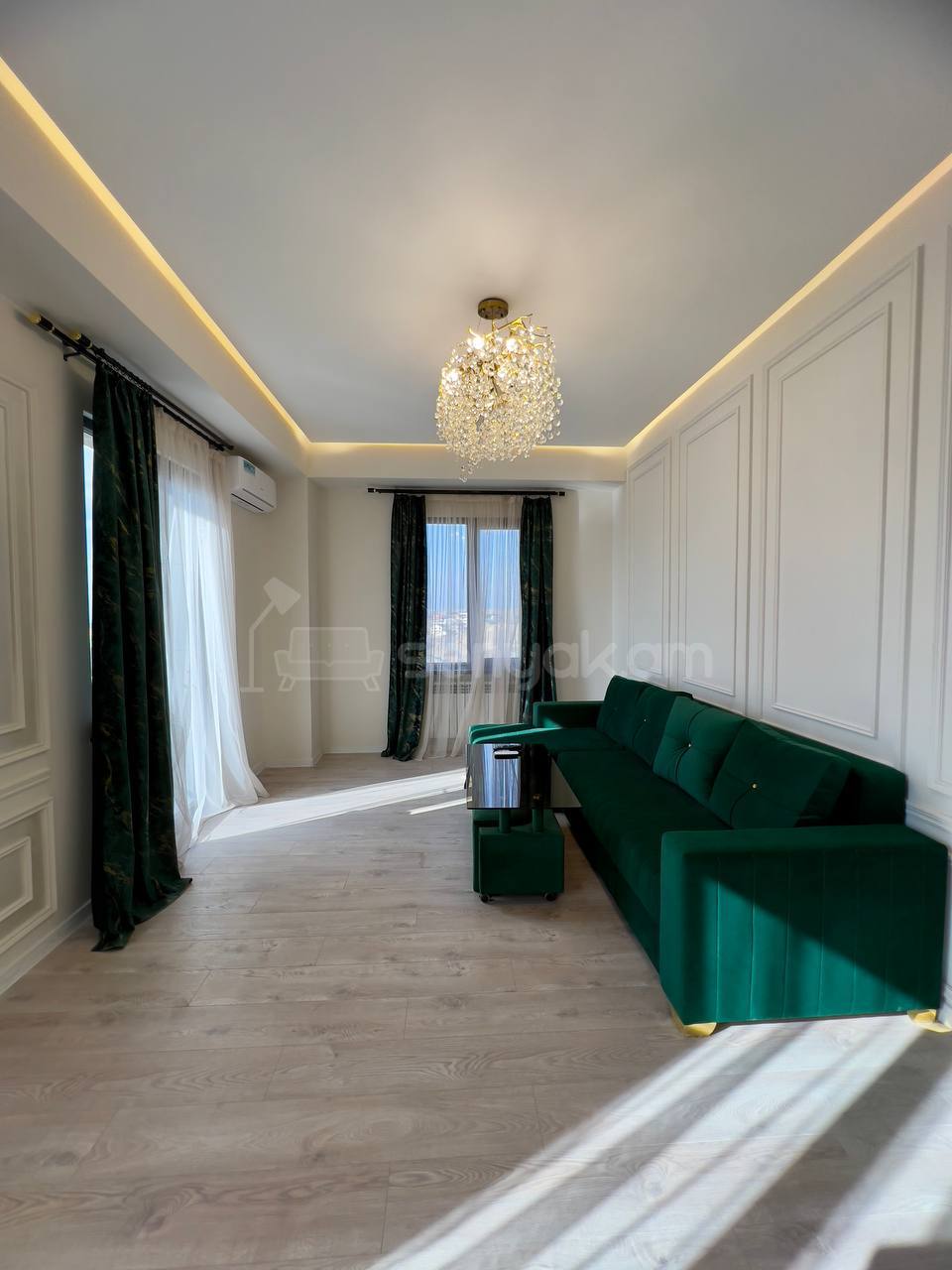 3 Սենյականոց Բնակարան Նորակառույցում, 76քմ, 11/12 հարկ, Դիզայներական Վերանորոգված, Կահավորված