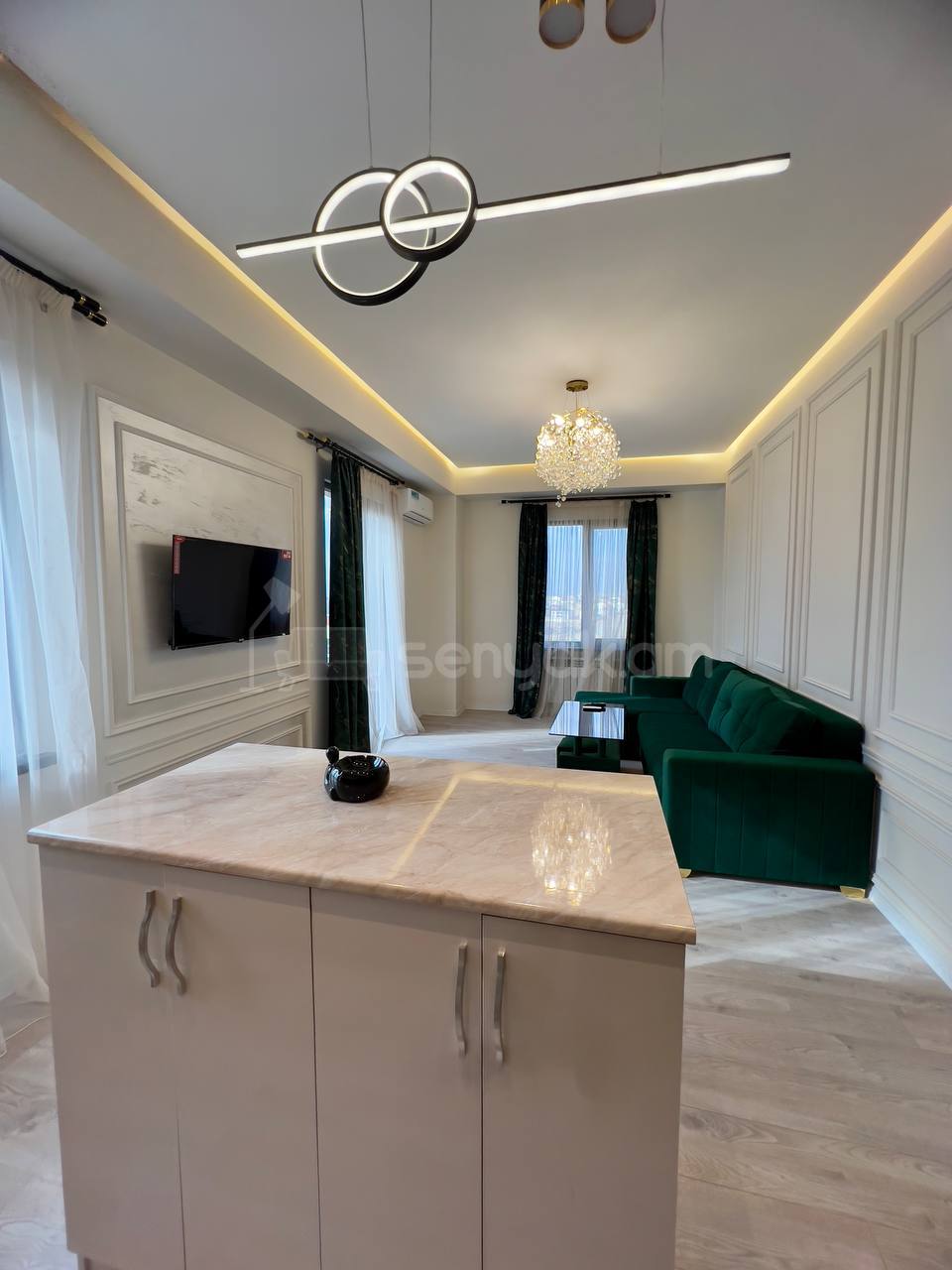 3 Սենյականոց Բնակարան Նորակառույցում, 76քմ, 11/12 հարկ, Դիզայներական Վերանորոգված, Կահավորված